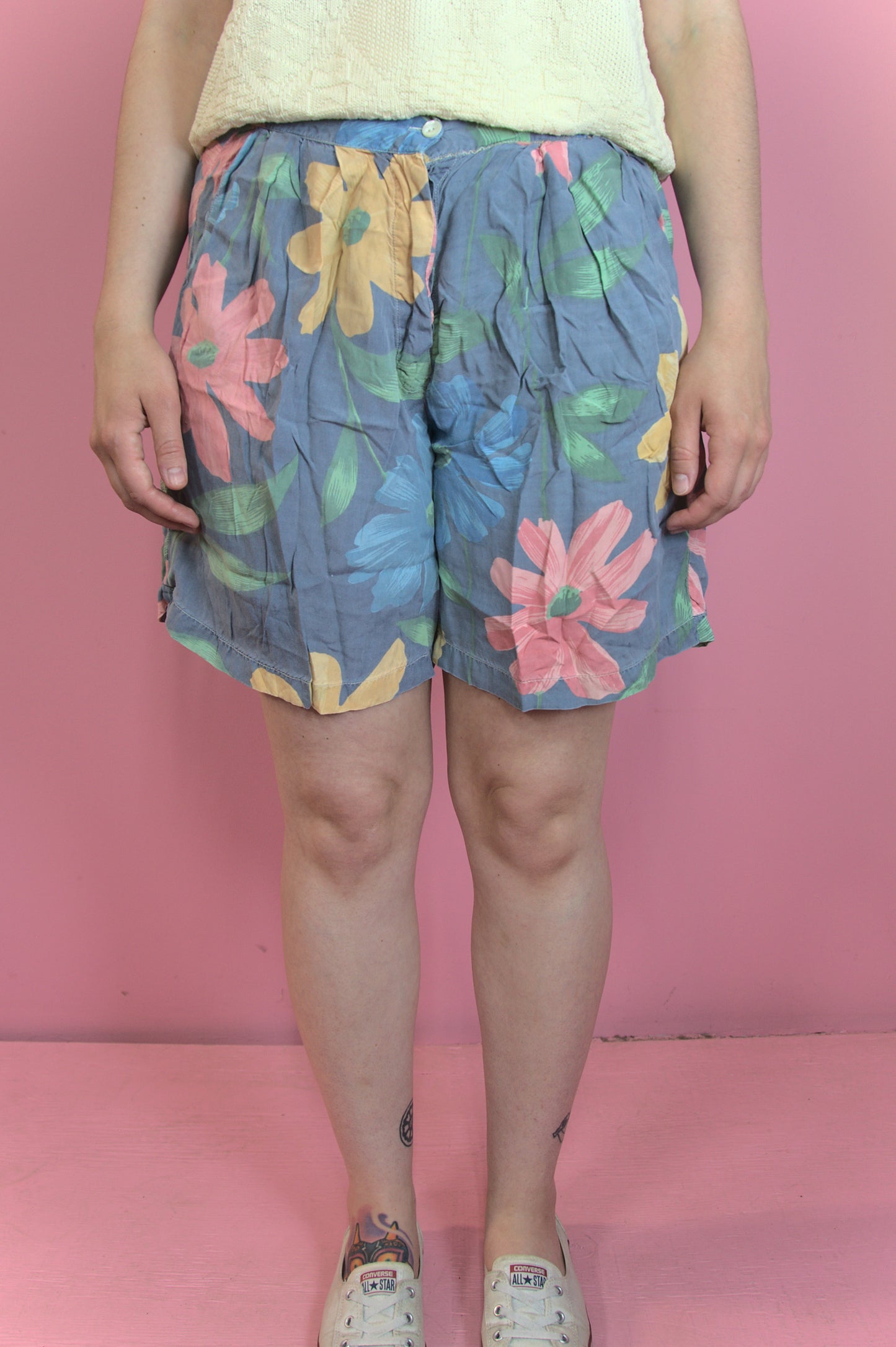 Short René Derhy fleuri