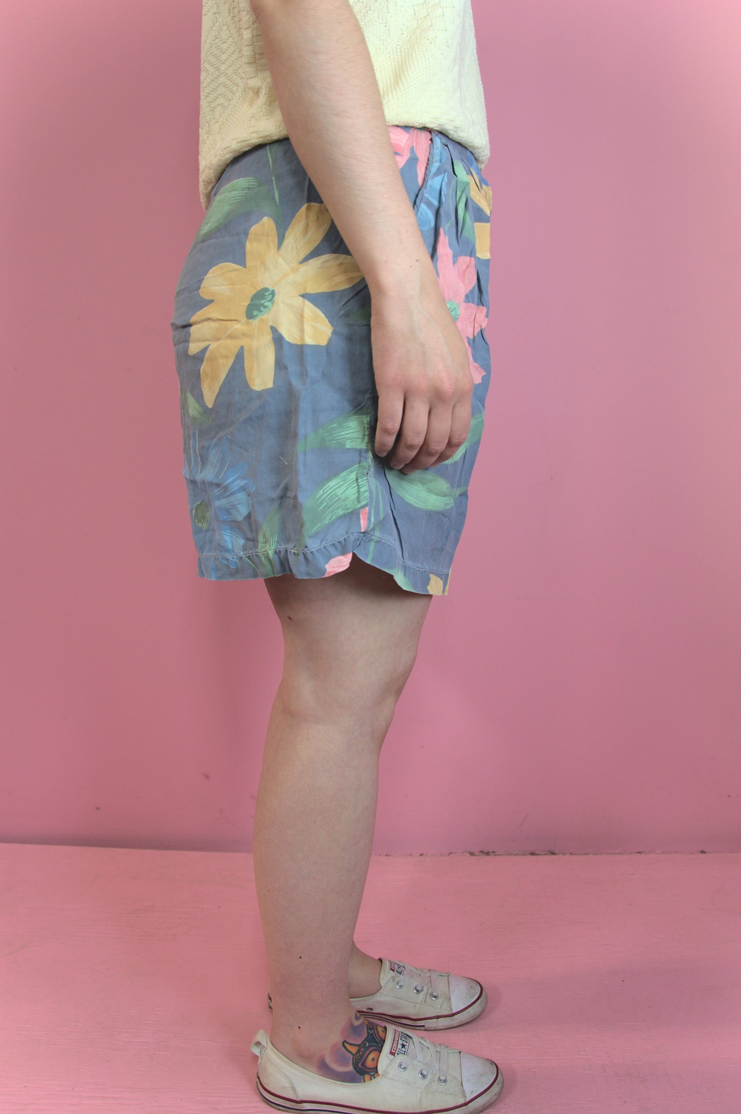 Short René Derhy fleuri