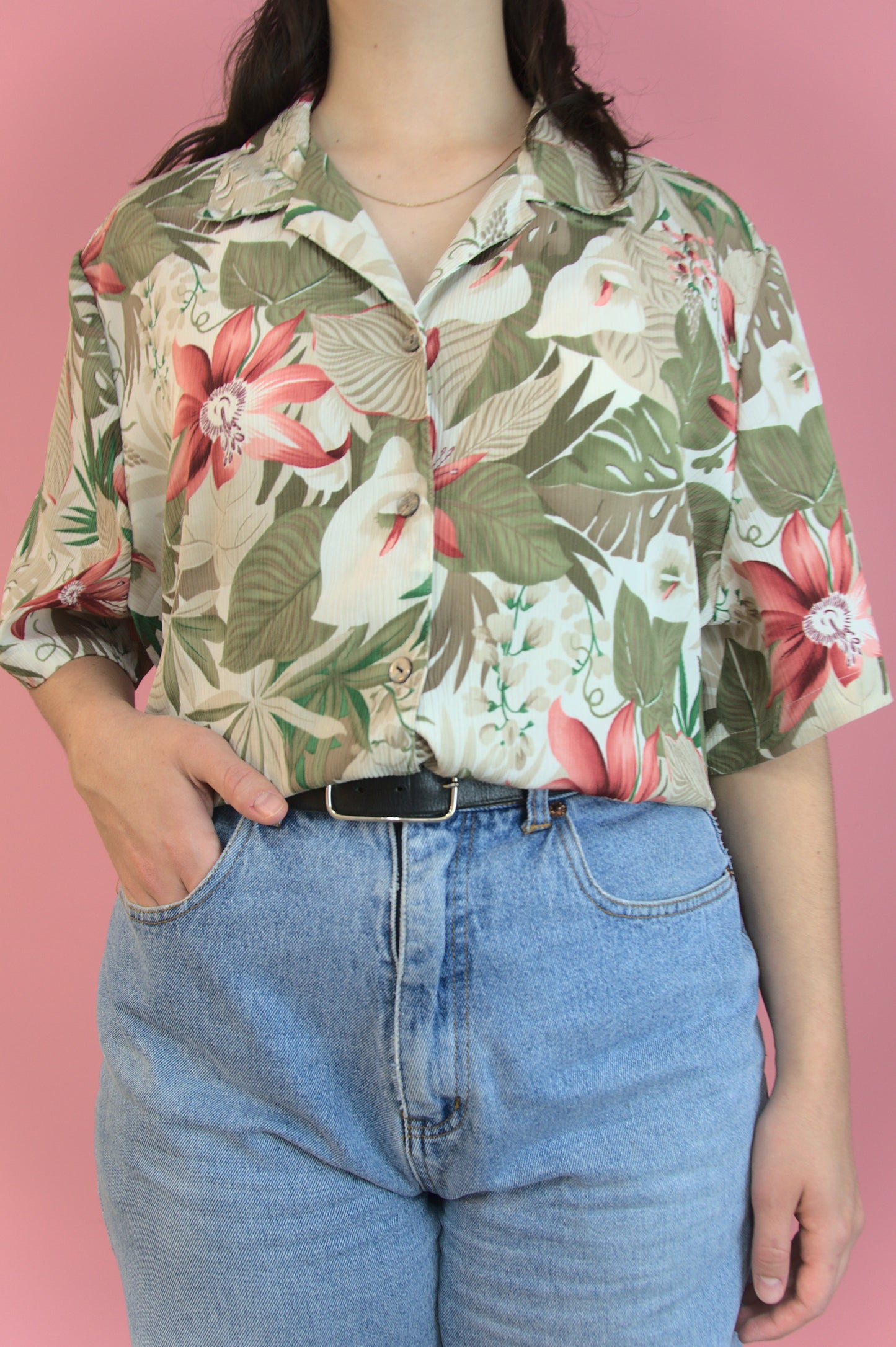 Chemise Alia hibiscus
