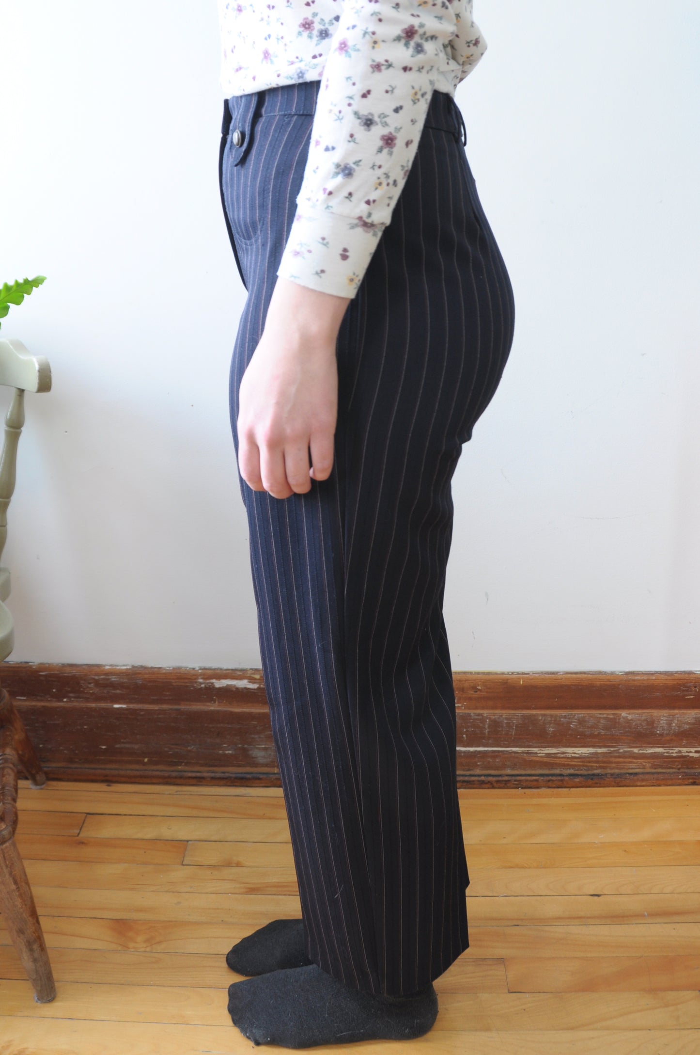 Pantalon marie claire ligné