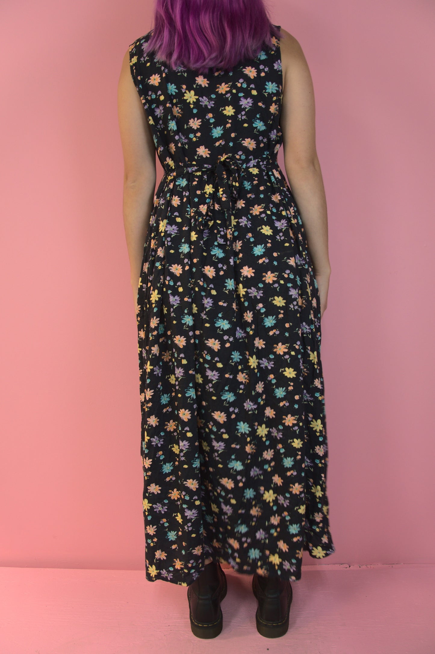 Robe longue fleurs