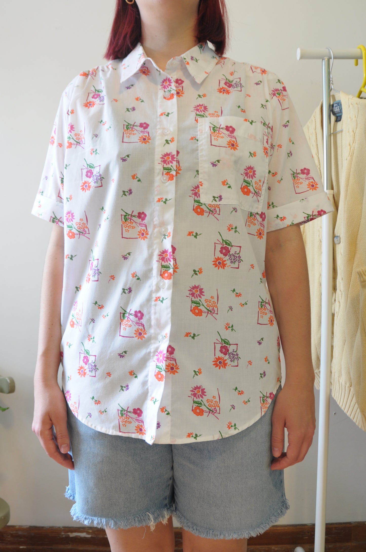 Blouse légère fleurie