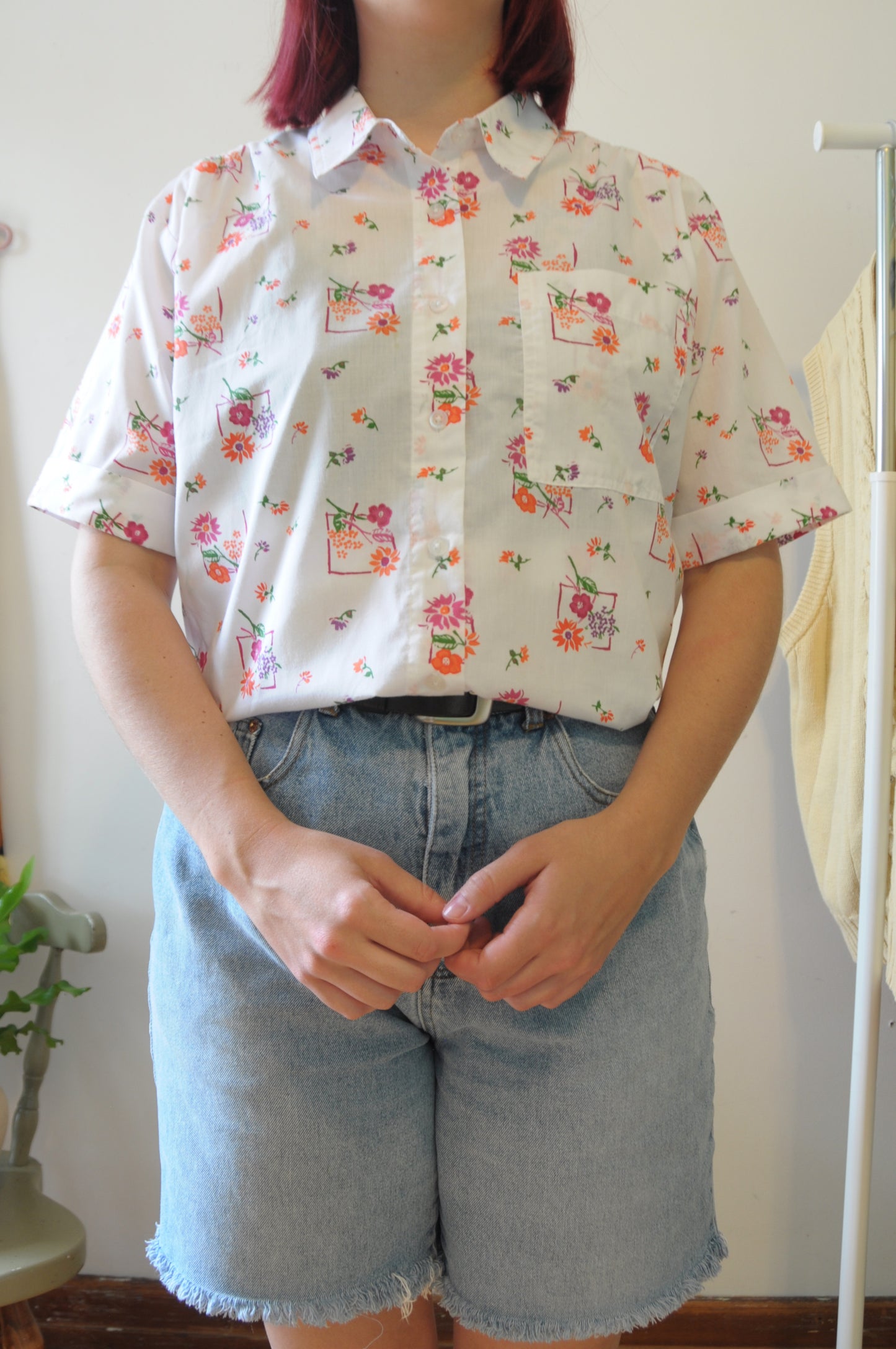 Blouse légère fleurie