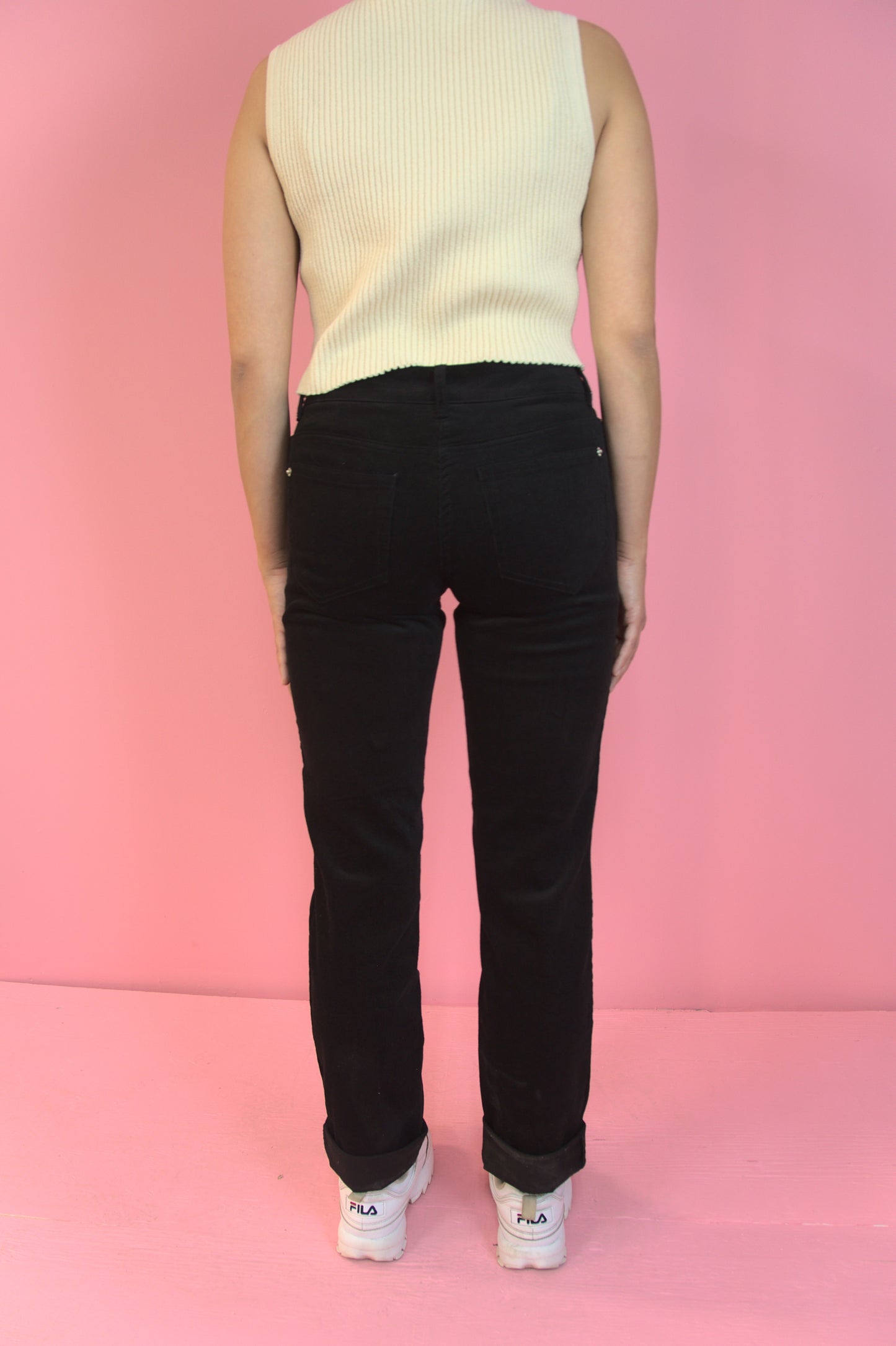 Pantalon corduroy noir