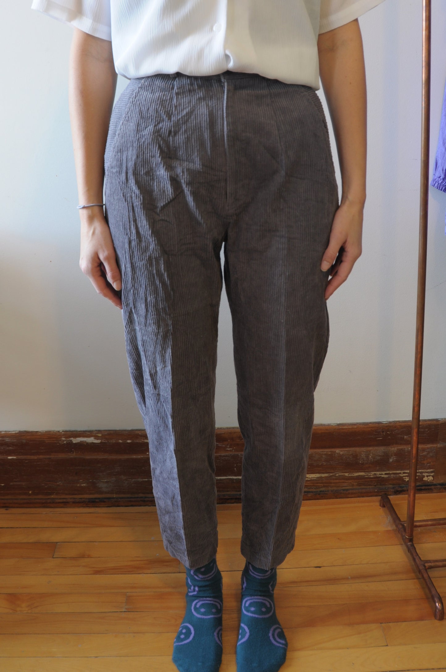 Pantalon corduroy mauve