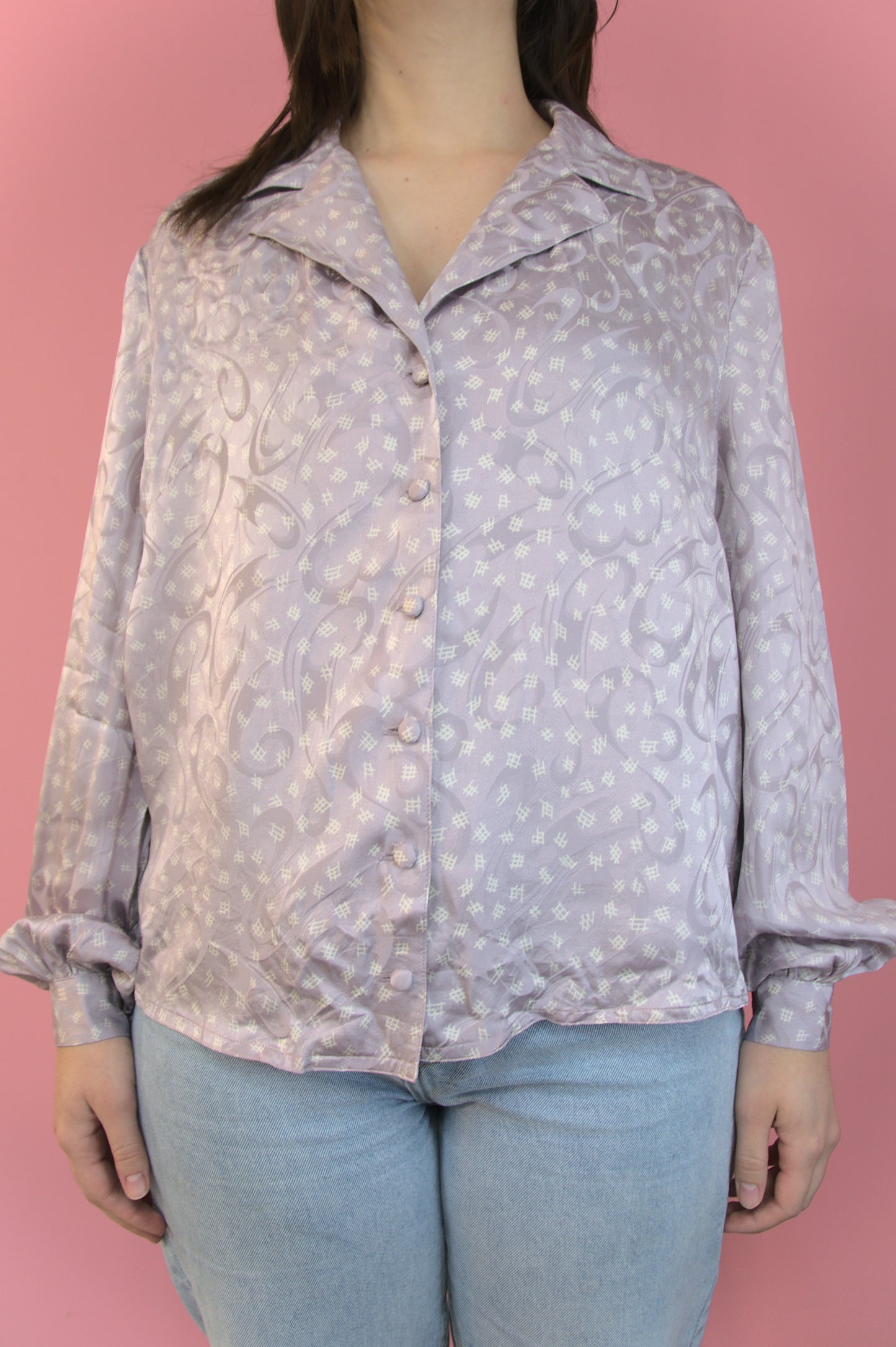 Blouse légère lilas