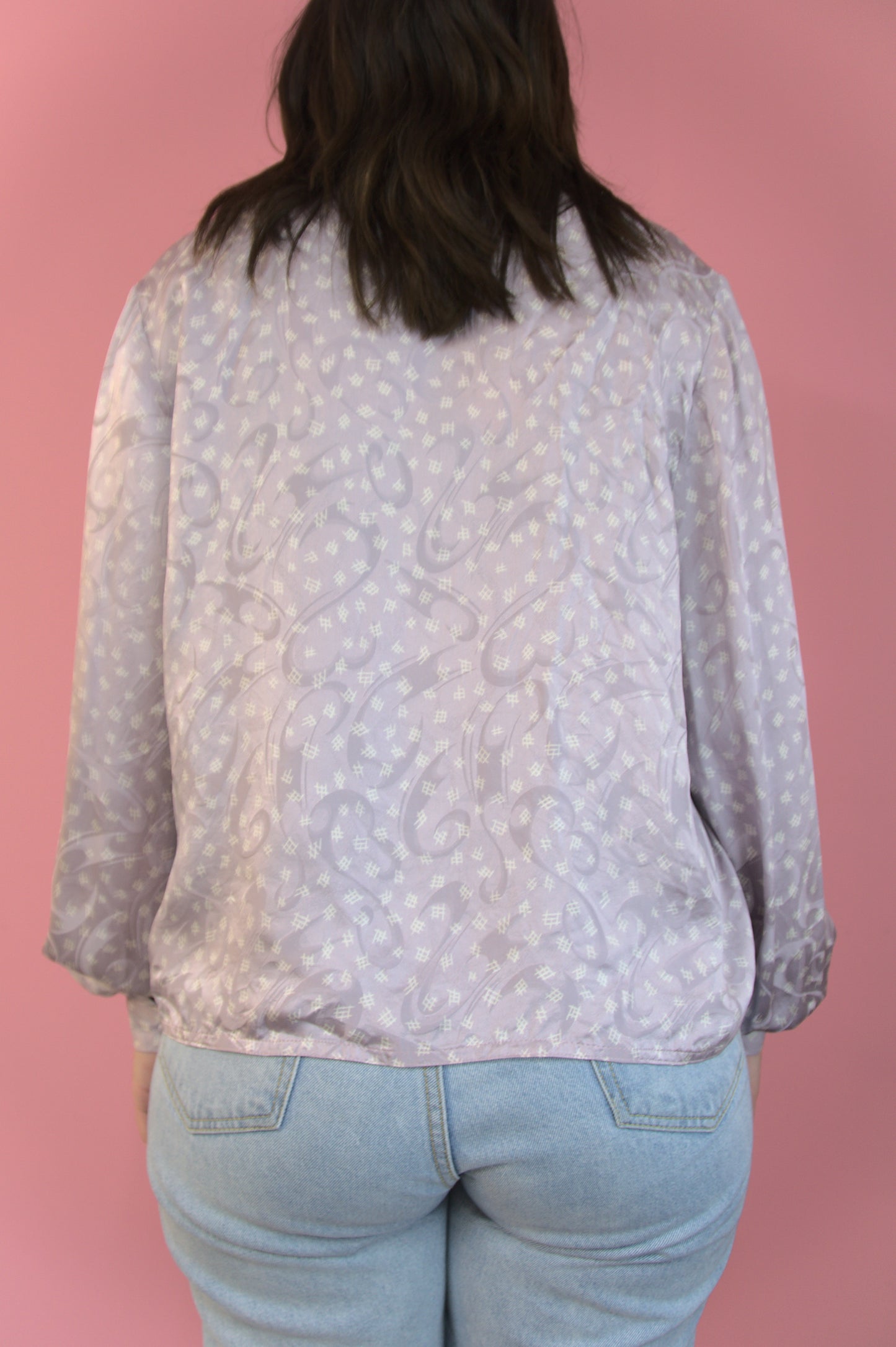 Blouse légère lilas