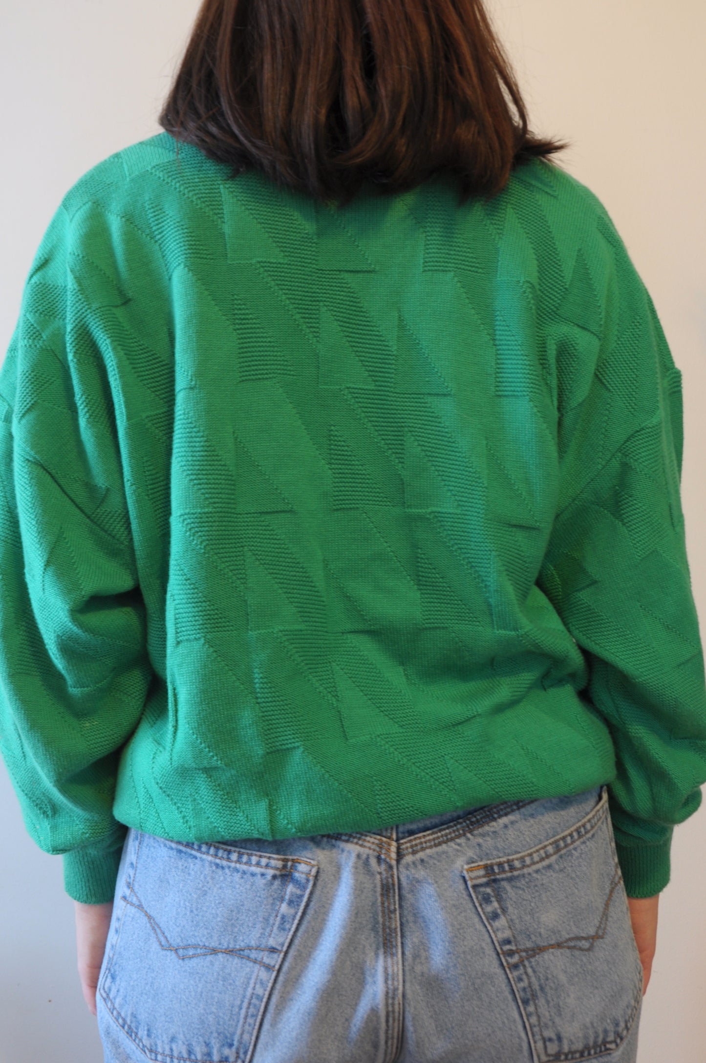 Pull émeraude