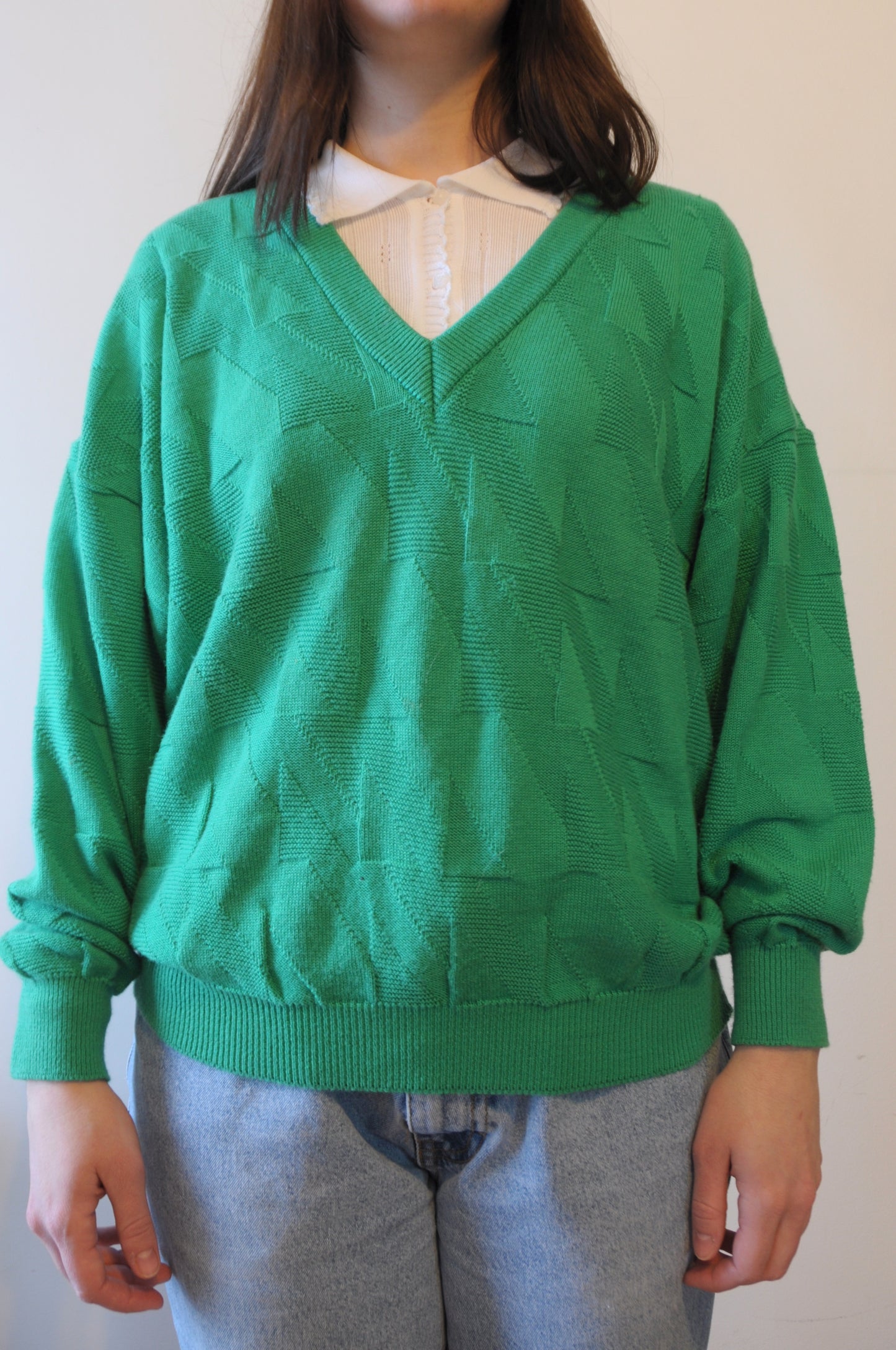 Pull émeraude