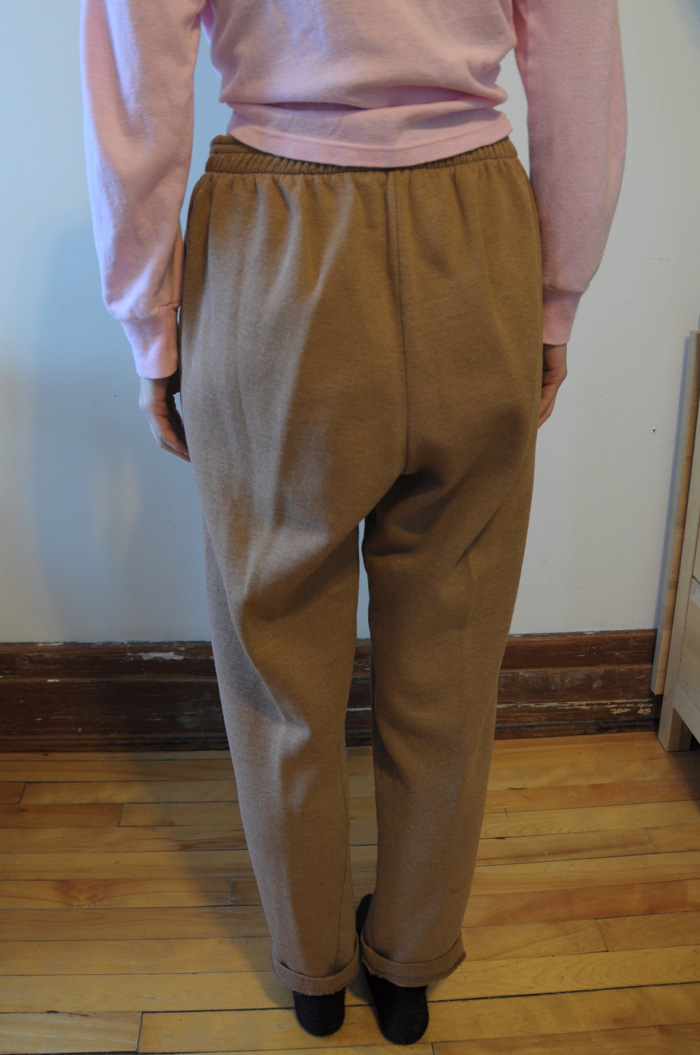Pantalon sweatpants latte