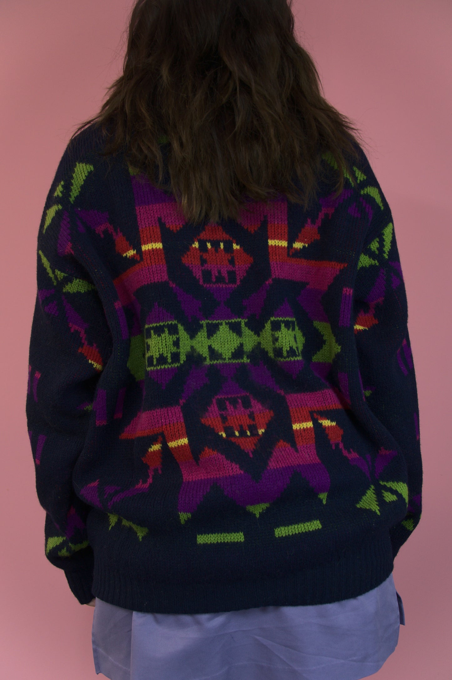 Pull en laine funky