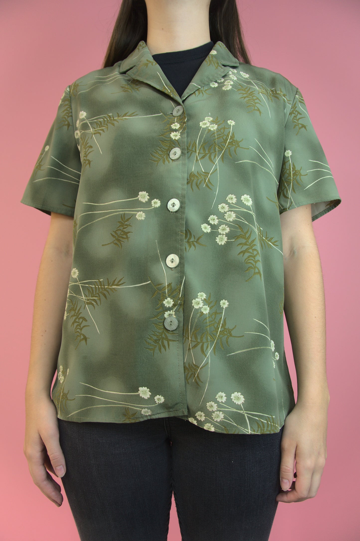 Chemise fleurs sauvages