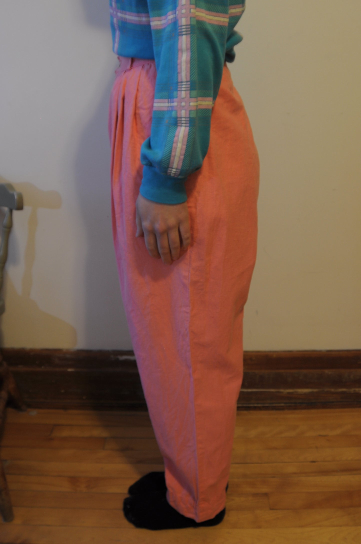 Pantalon léger corail