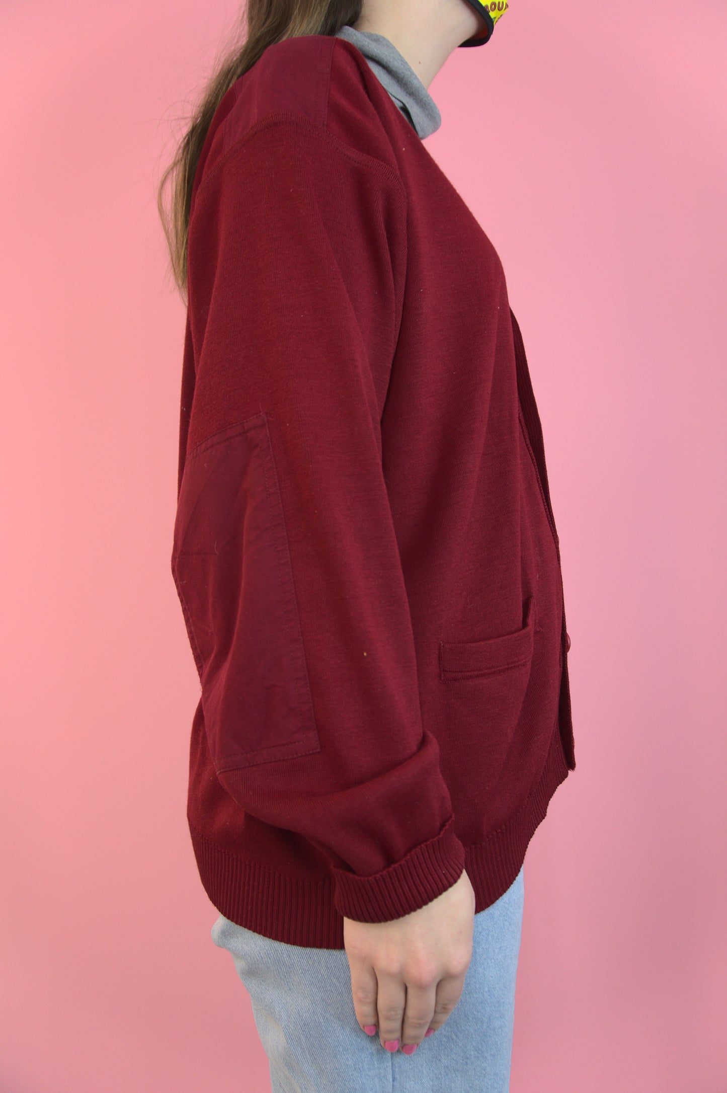 Cardigan rouge Yachting