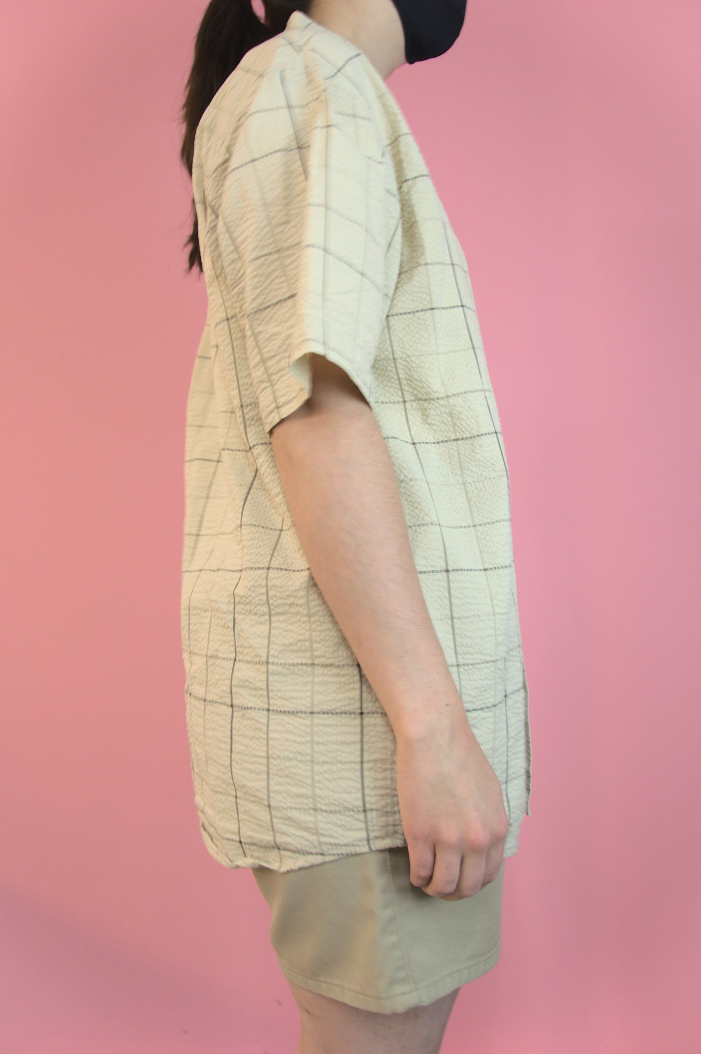 Chemise légère à carreaux