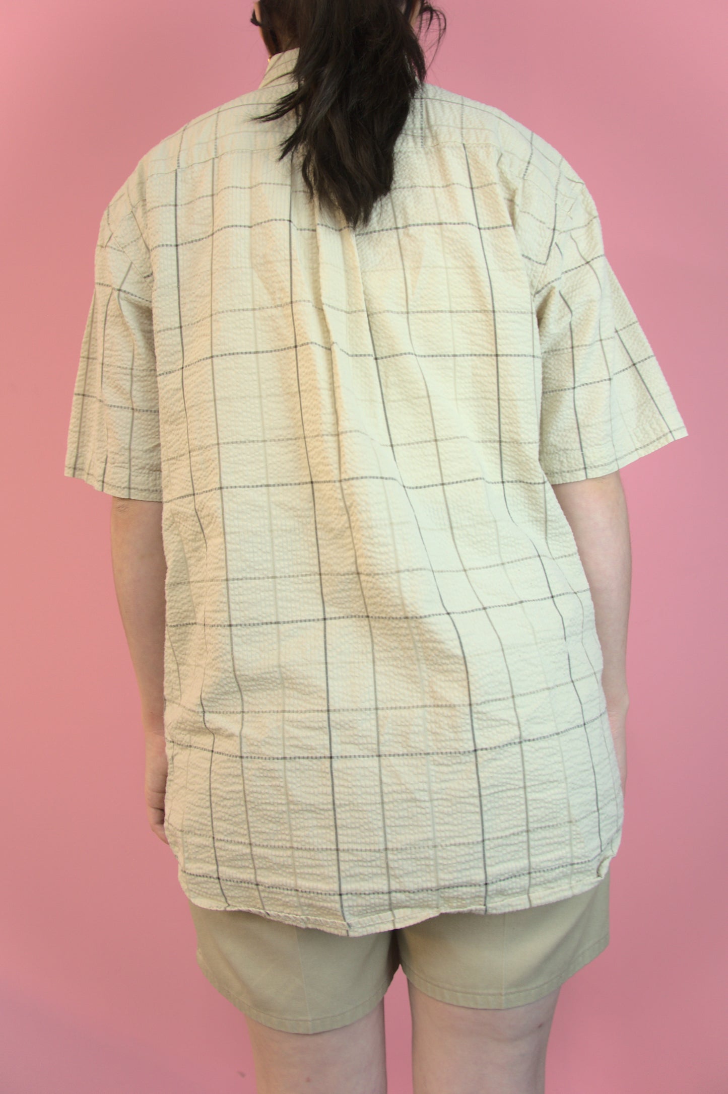Chemise légère à carreaux