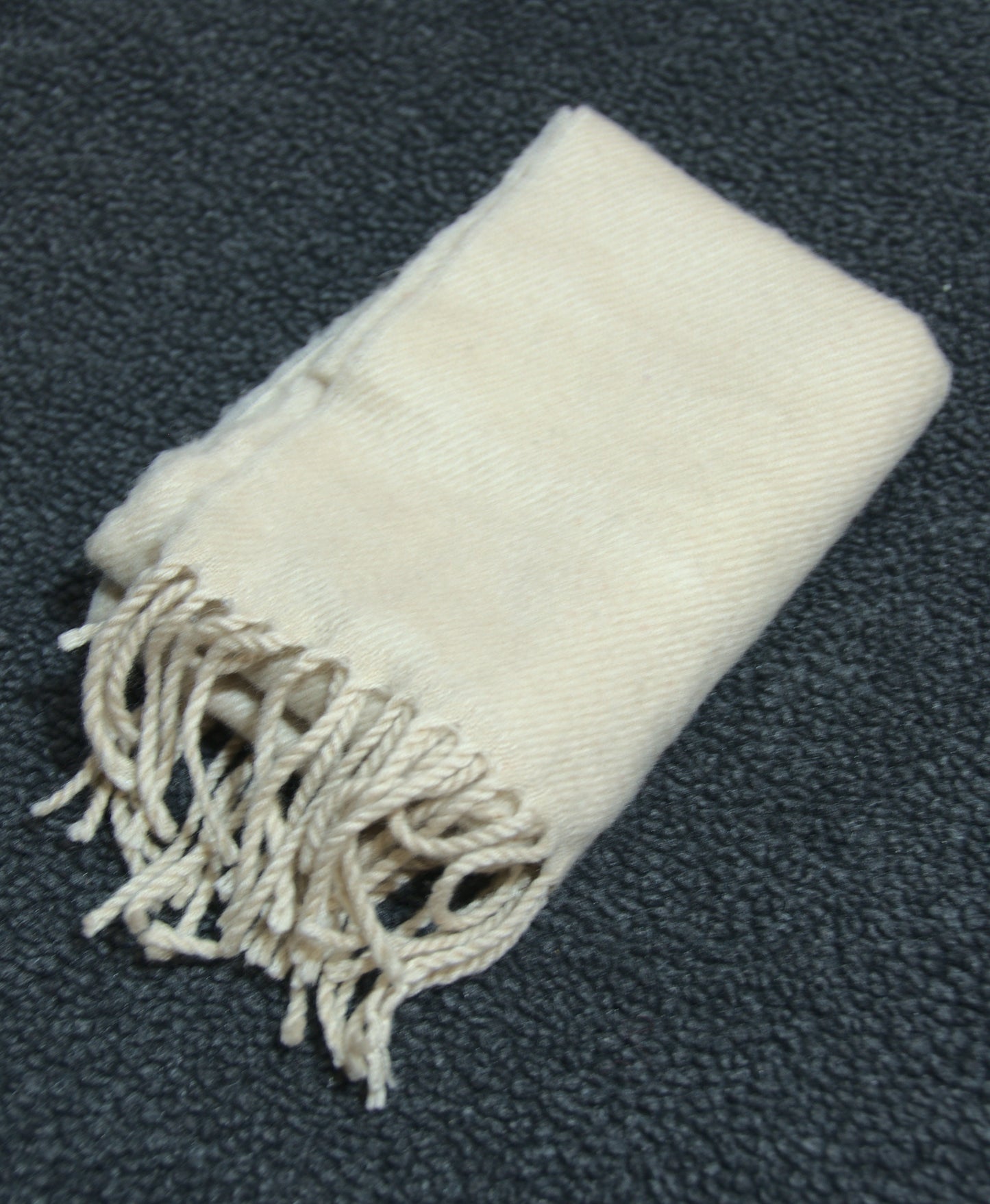 Foulard doux crème de soya