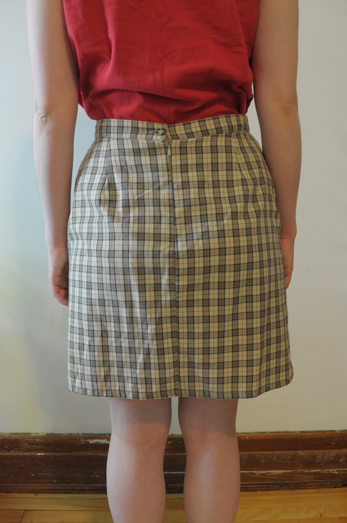 Skort à carreaux