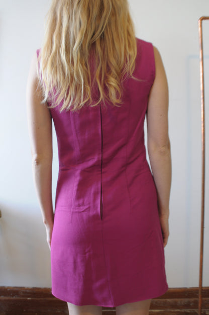 Robe fushia fait à la main