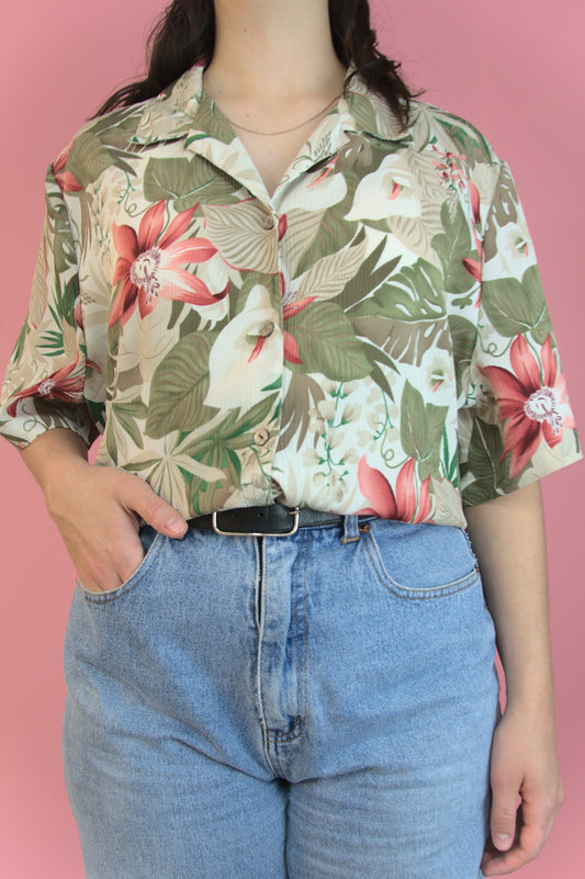 Chemise Alia hibiscus