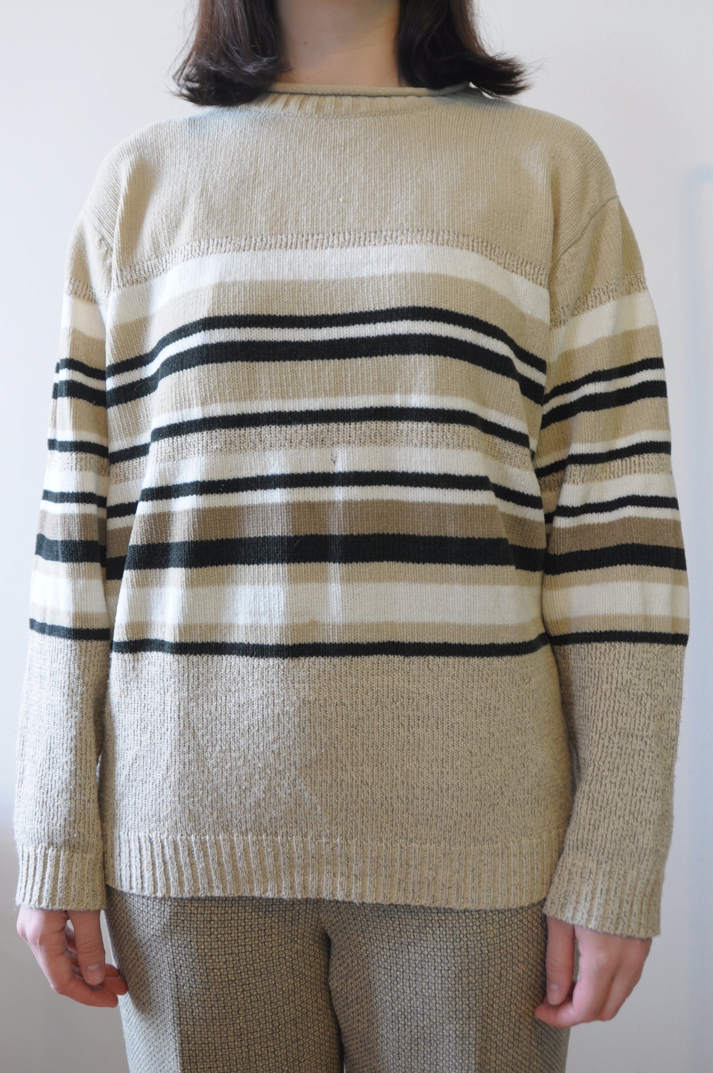 Pull Tradition ligné