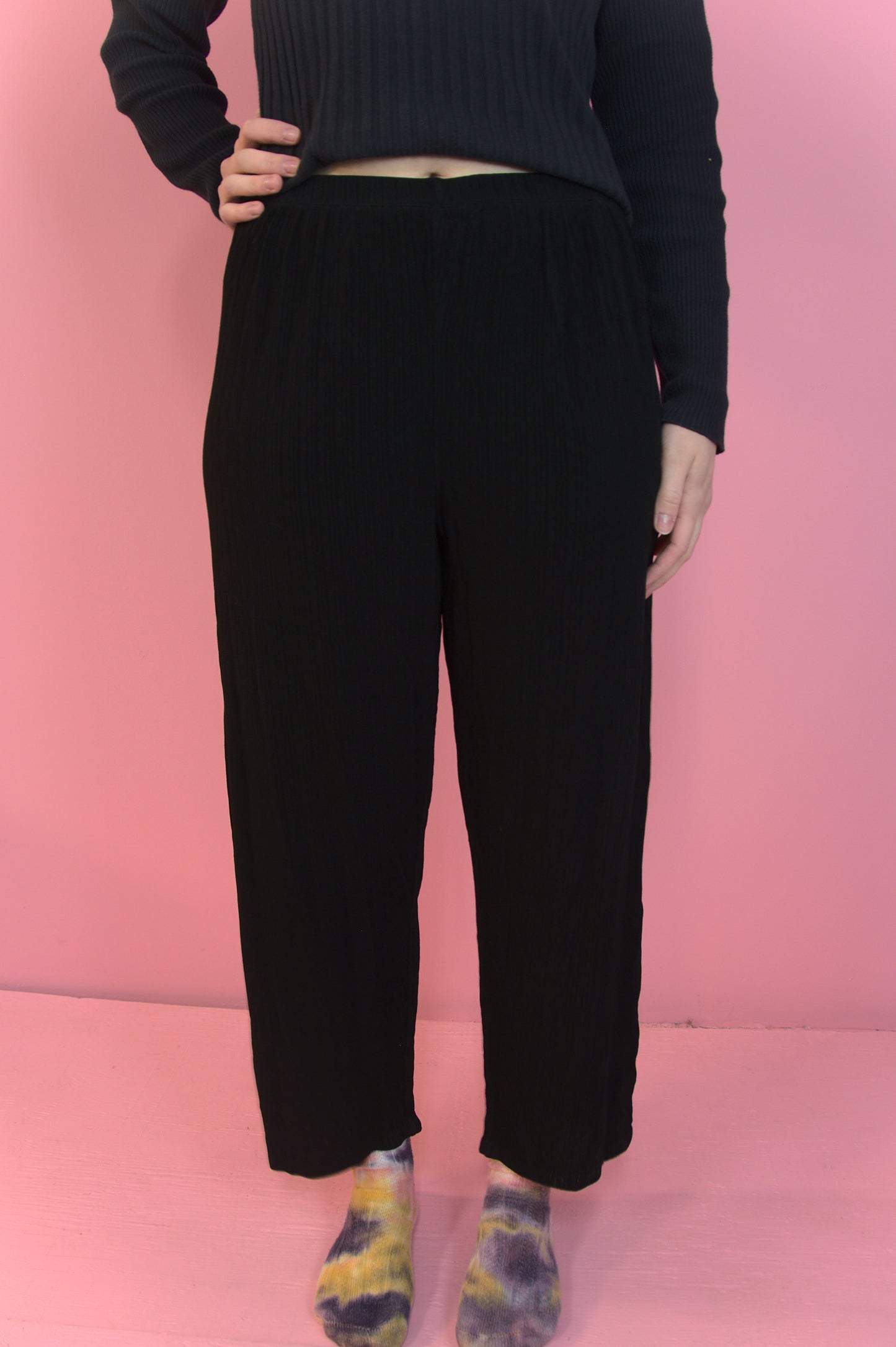Pantalon noir top confort