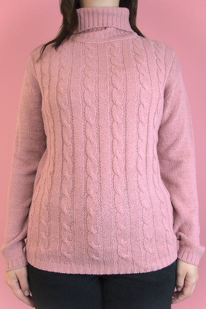 Tricot vieux rose