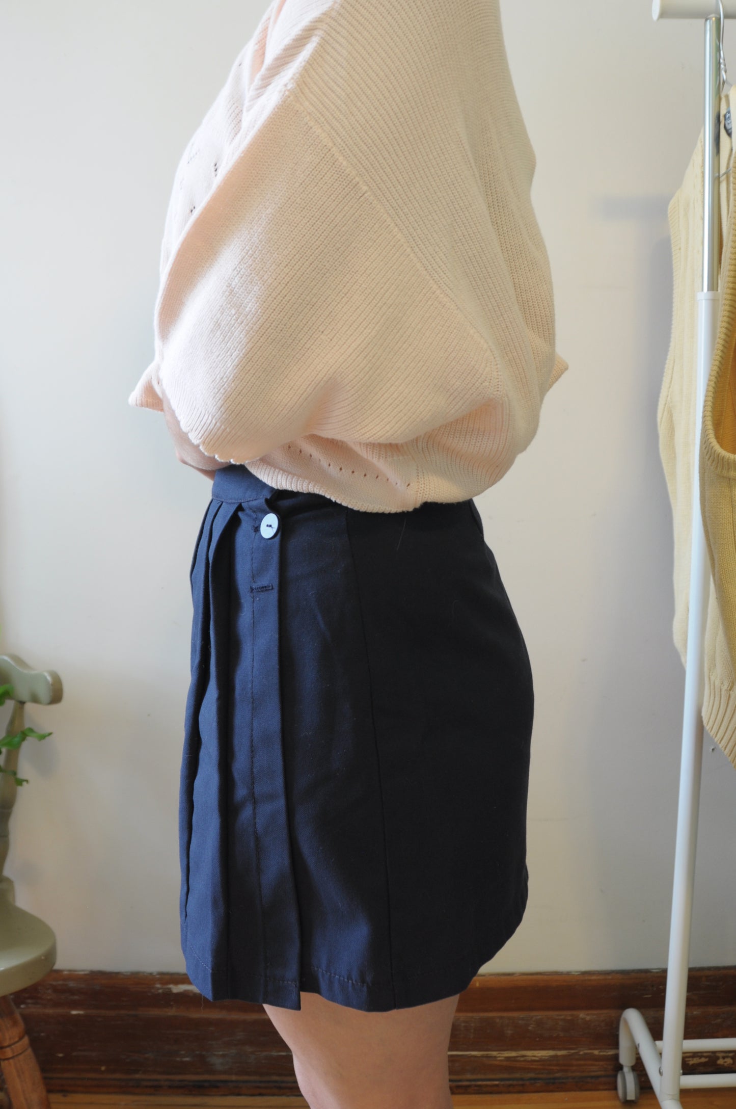 Skort bleu marin Mitalie