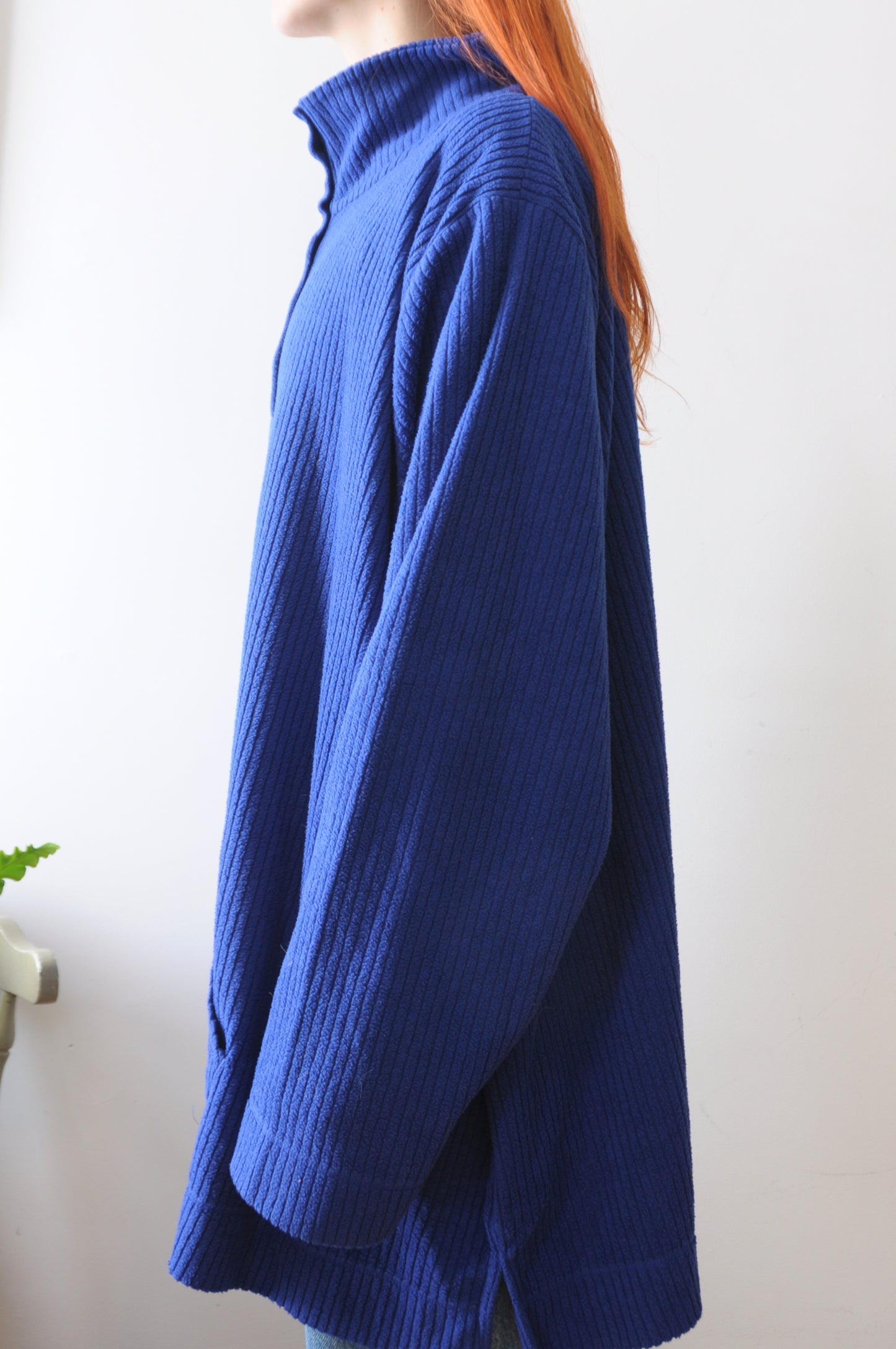 Robe / long chandail bleu royal