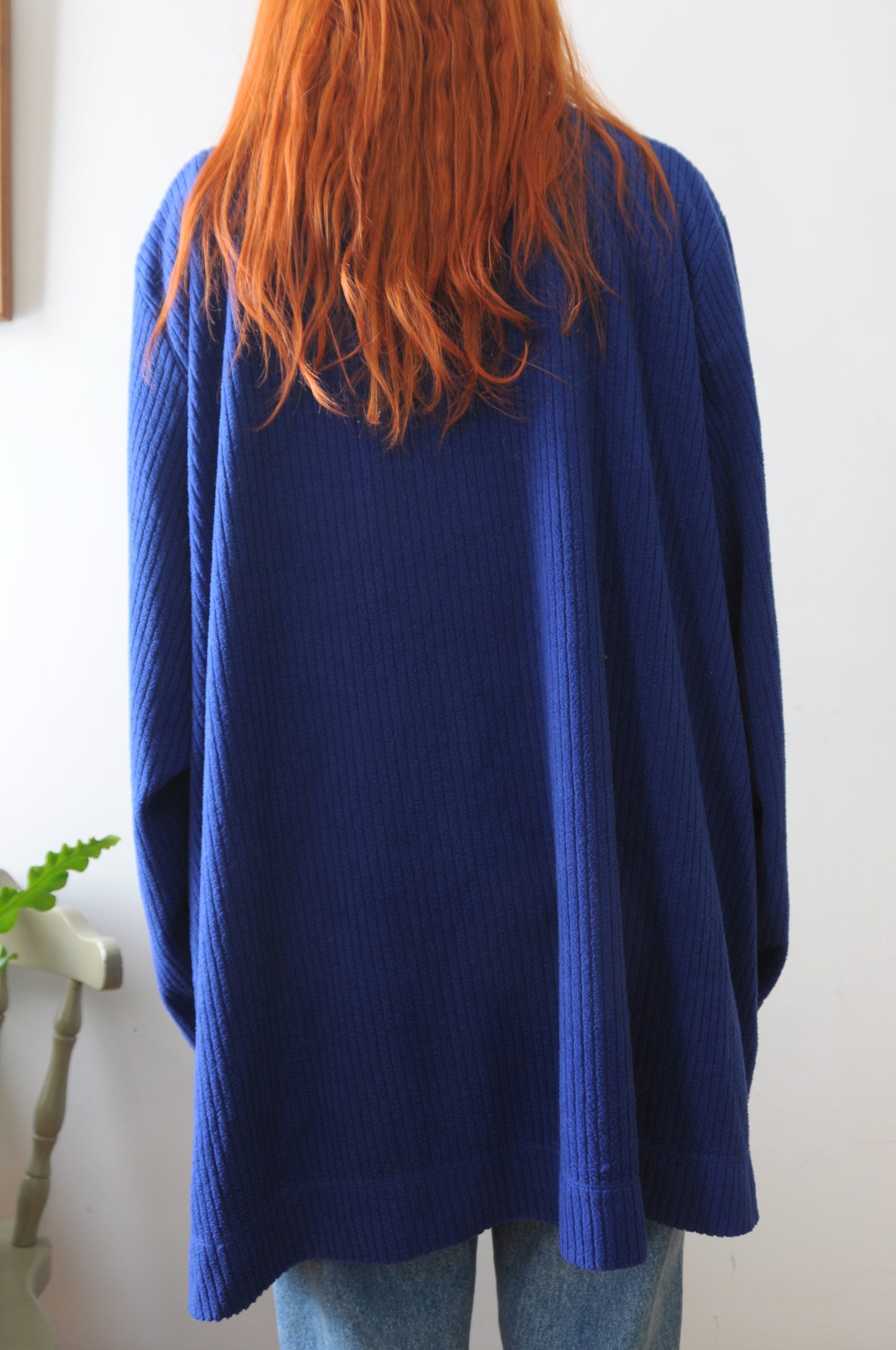 Robe / long chandail bleu royal