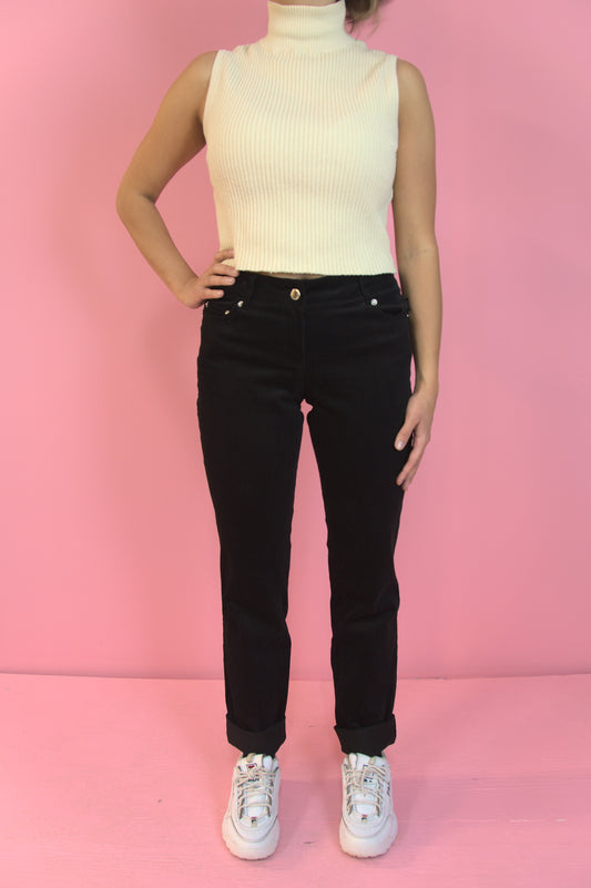 Pantalon corduroy noir