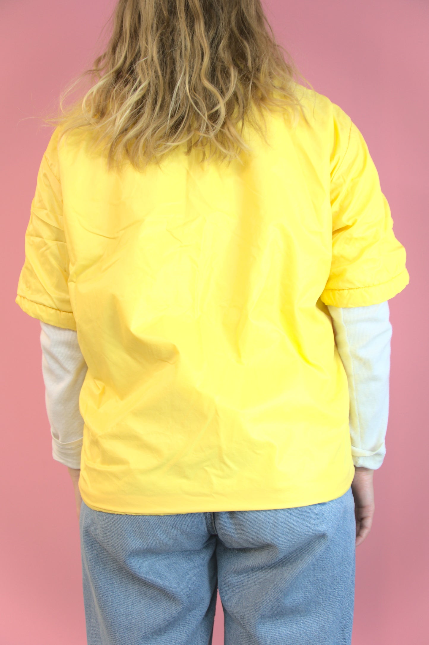 Veste manches courtes canari