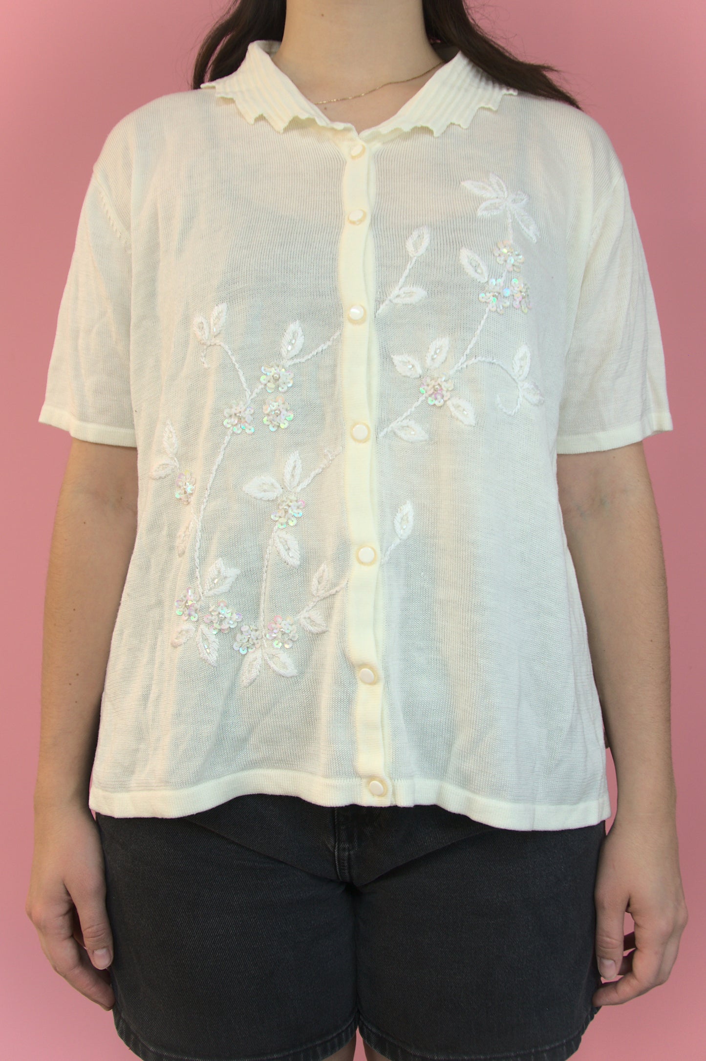 Chandail blanc Moffi