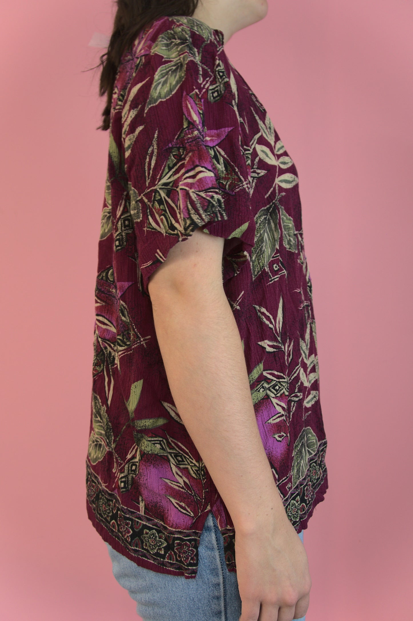 Chemise motel burgundy
