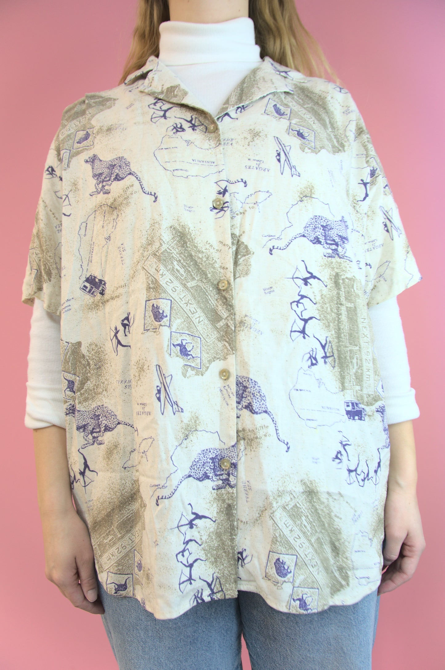 Chemise White Stag