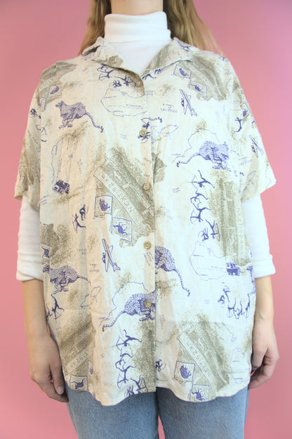 Chemise White Stag