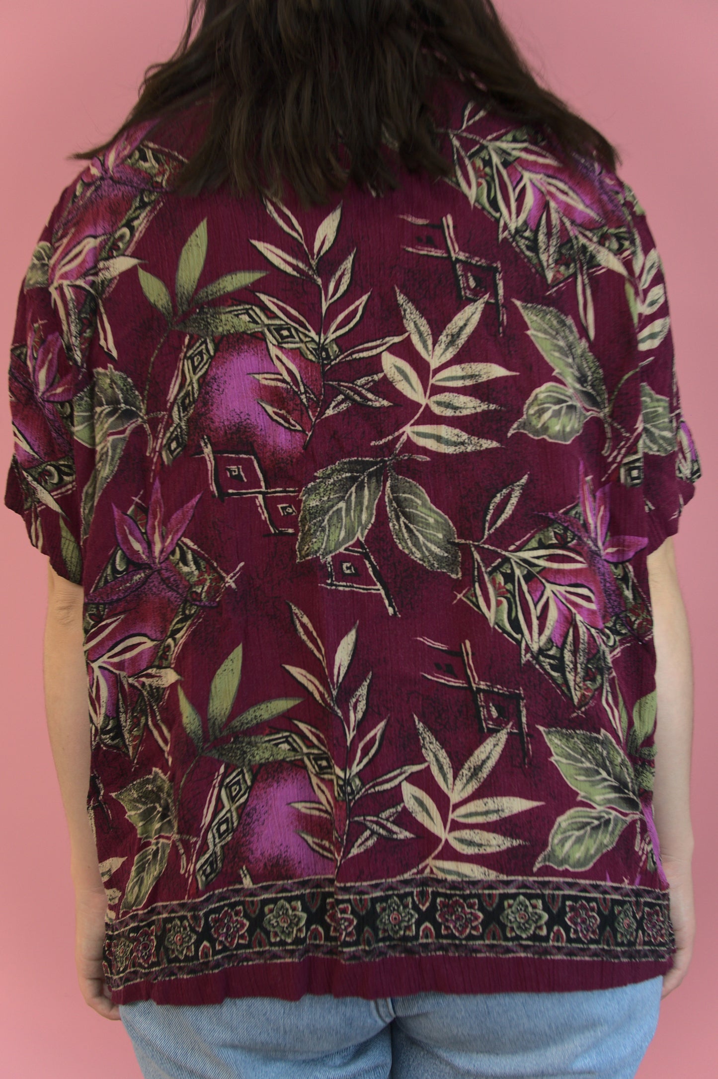 Chemise motel burgundy