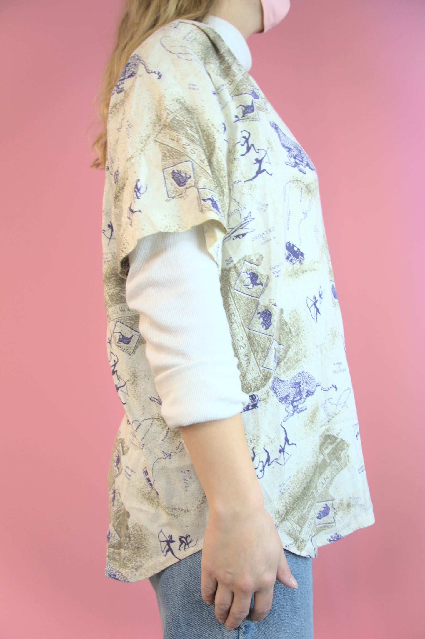 Chemise White Stag