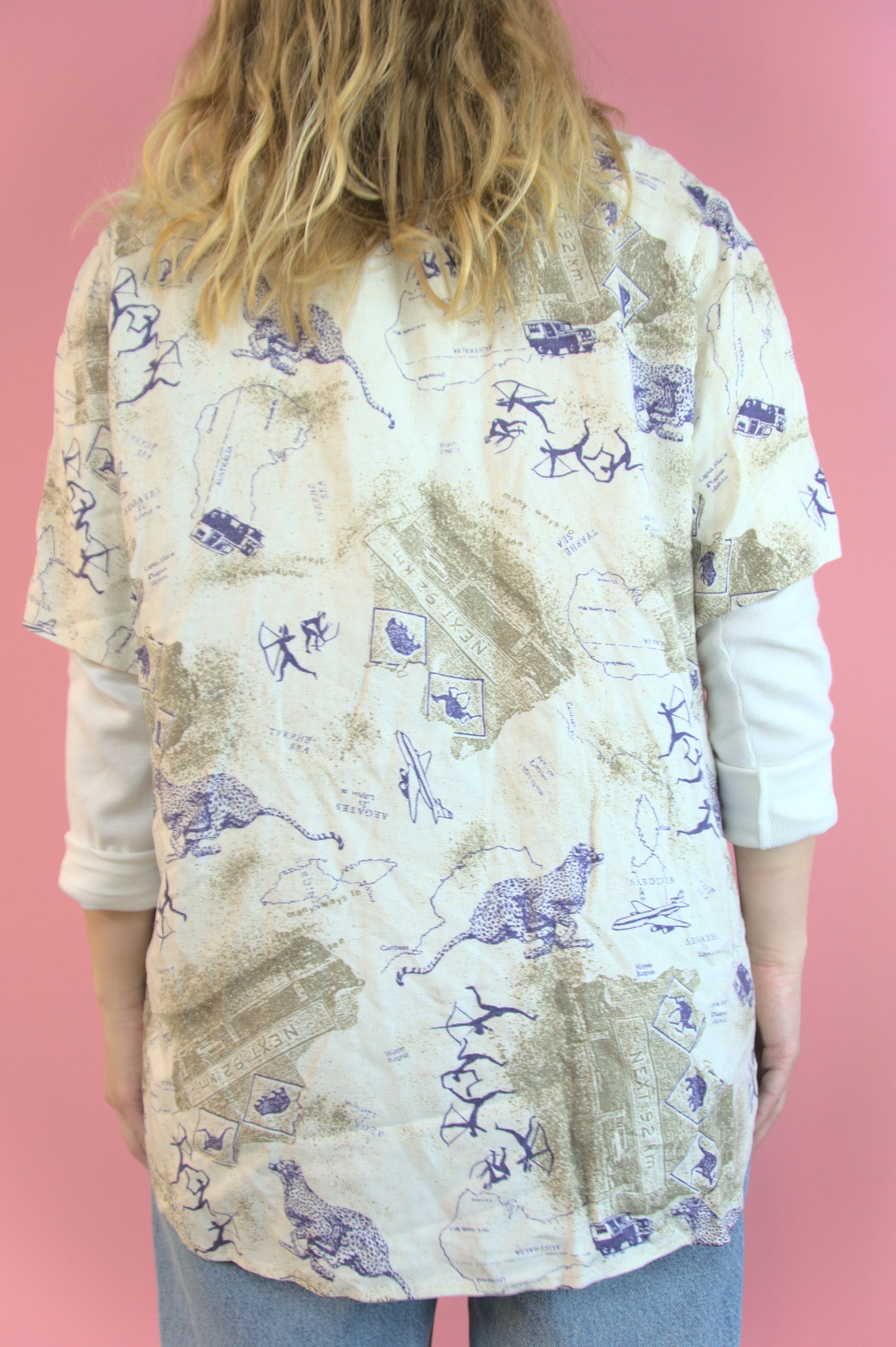Chemise White Stag