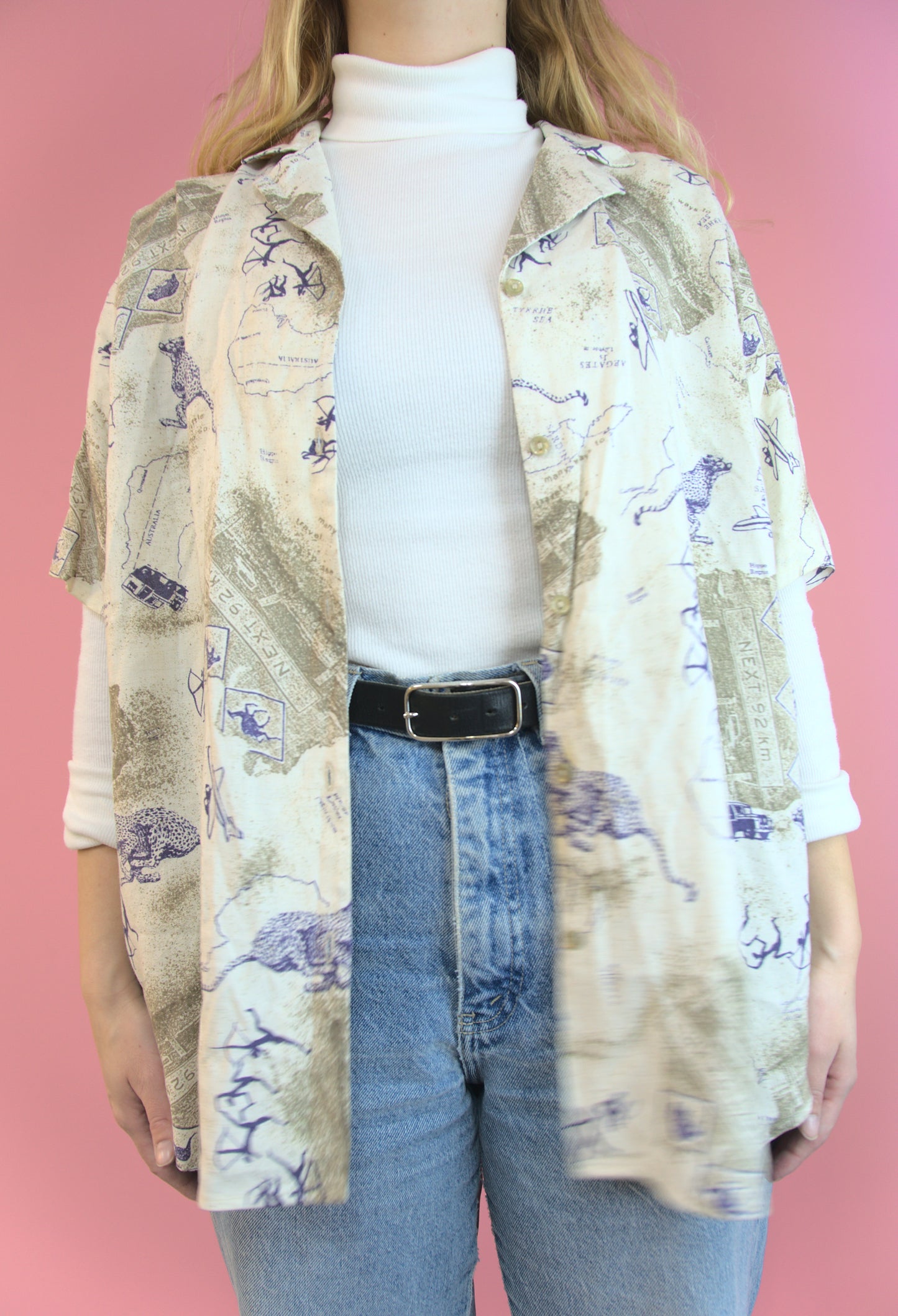 Chemise White Stag