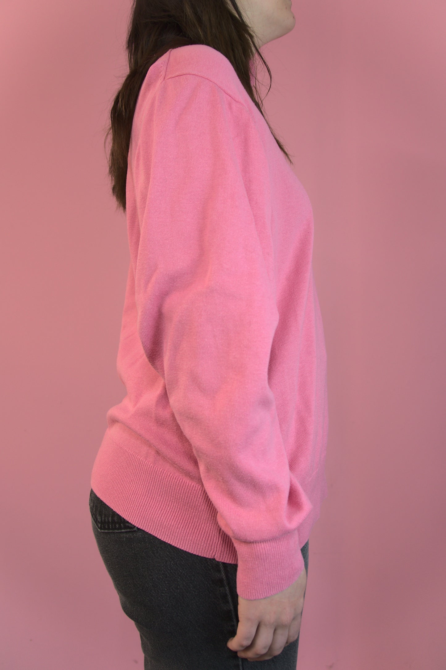 Col roulé rose Pepto