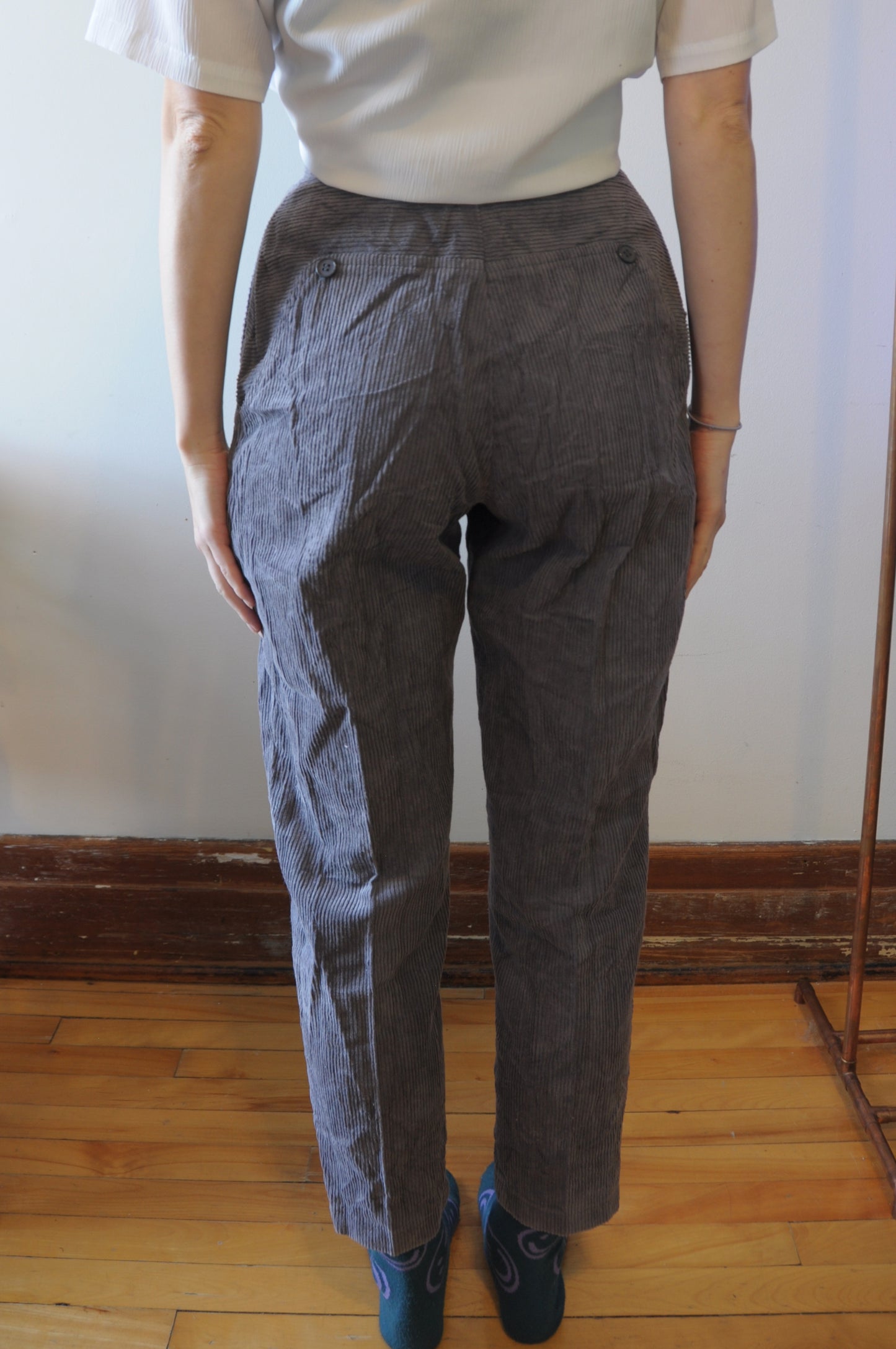 Pantalon corduroy mauve