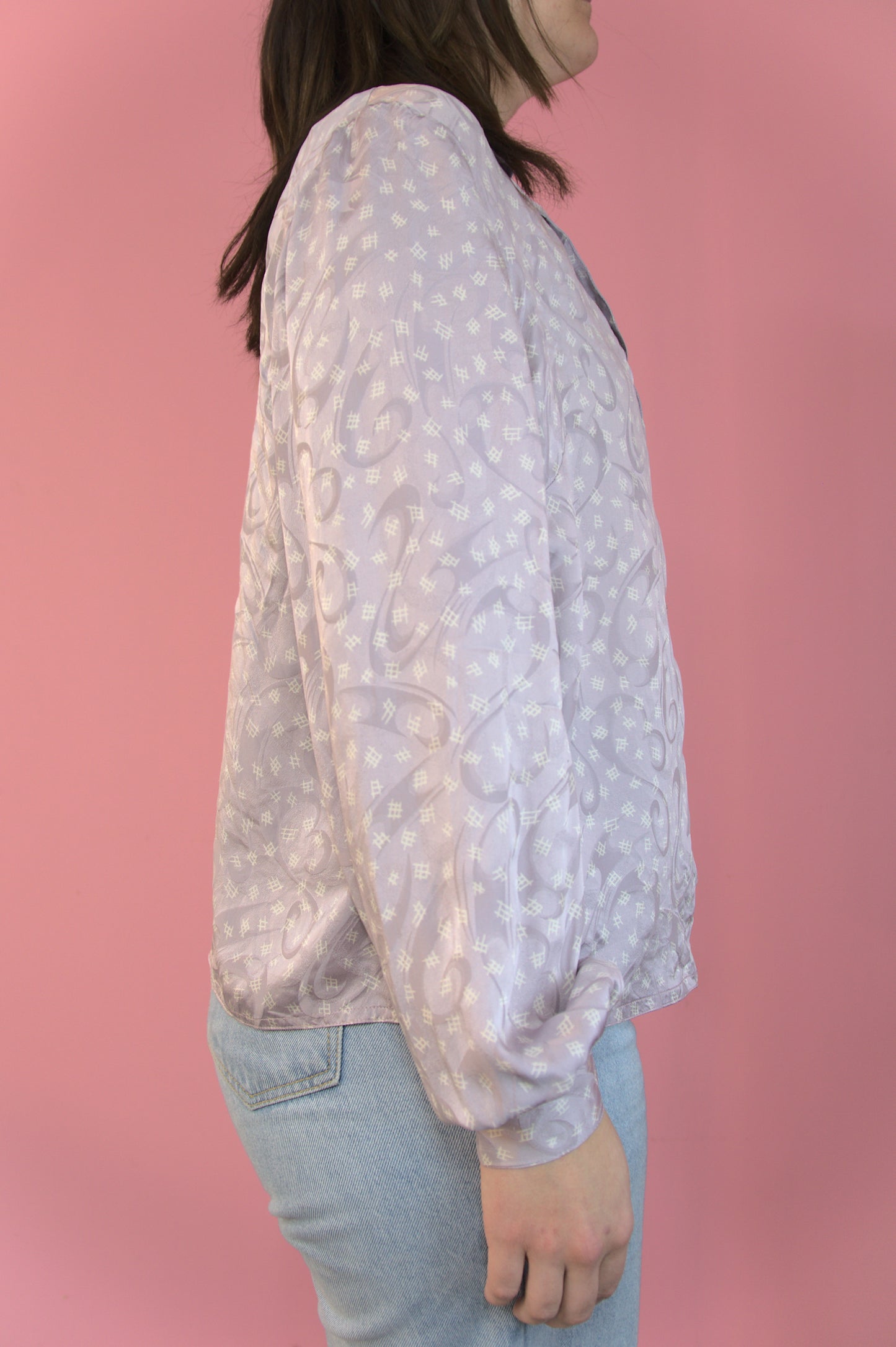 Blouse légère lilas