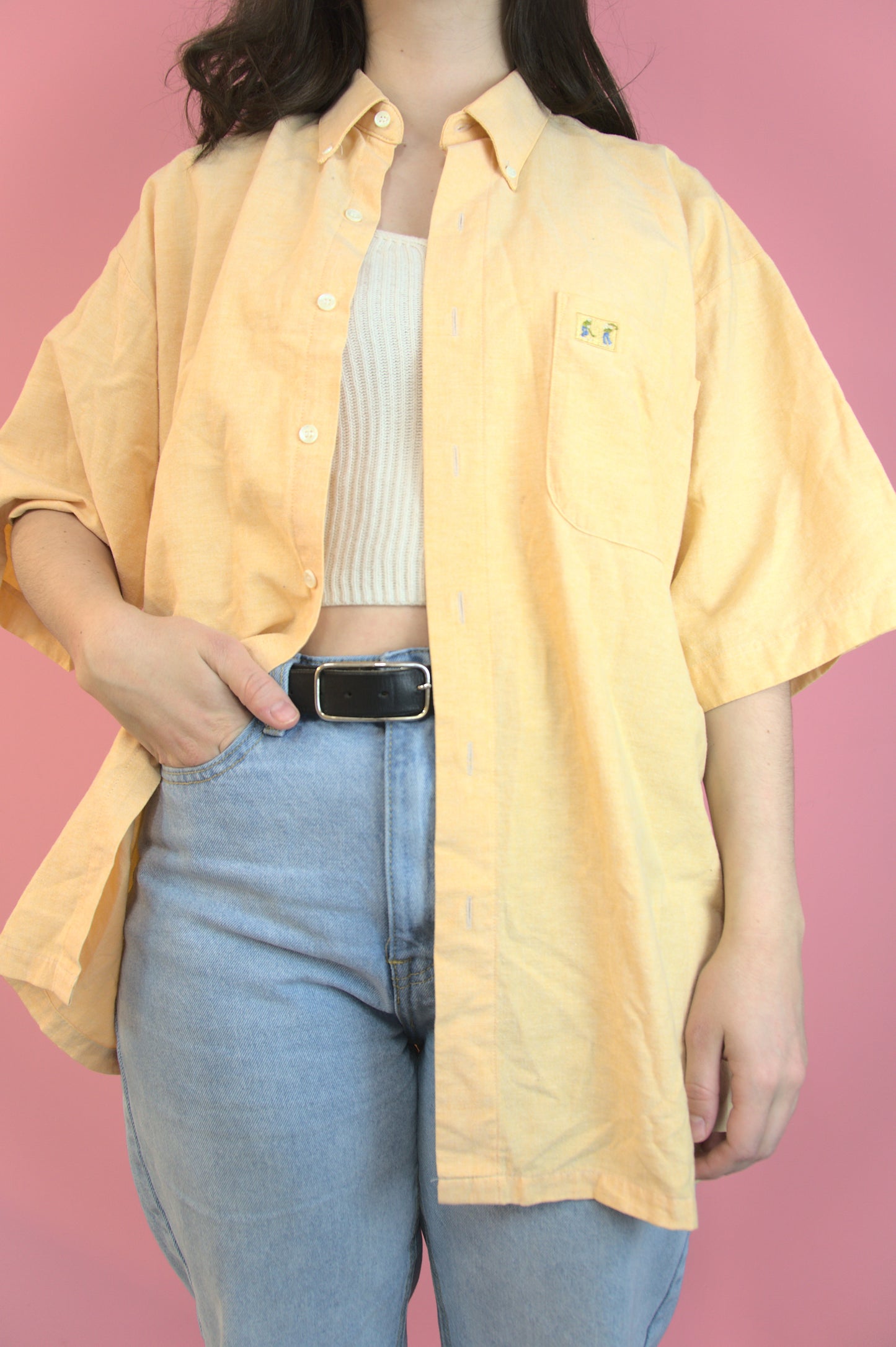 Chemise pêche