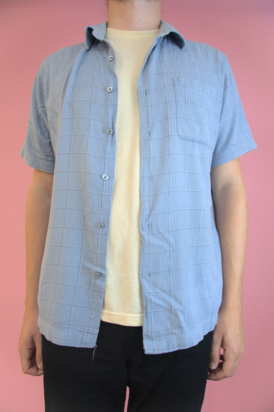 Chemise bleu pique-nique
