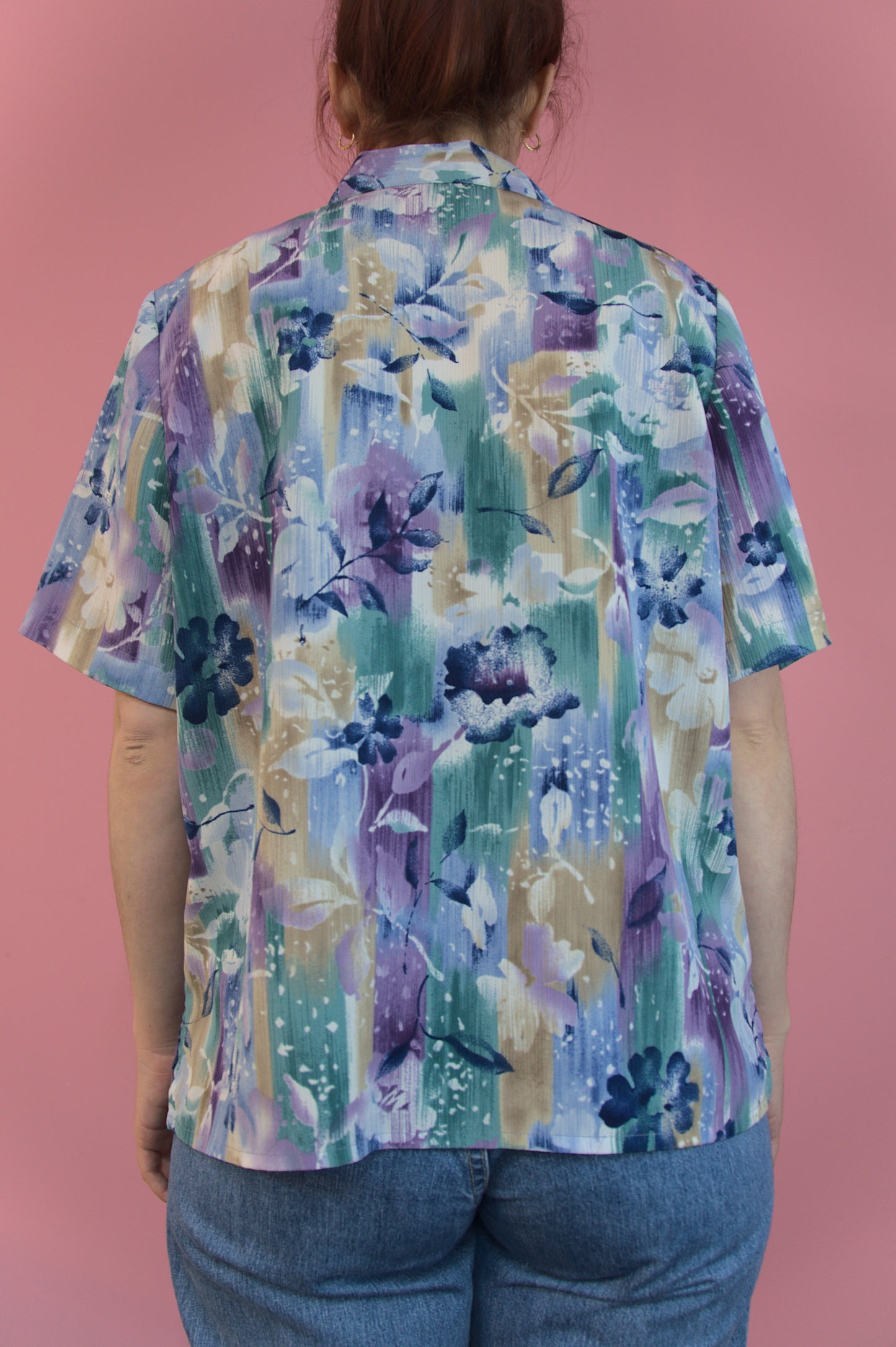 Chemise fleurs en aquarelle