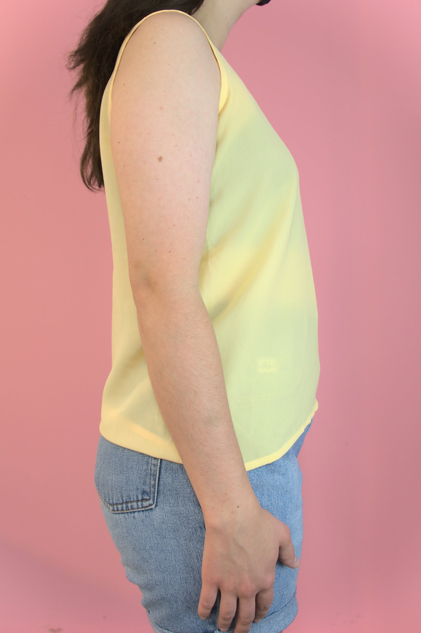 Cami légère jaune
