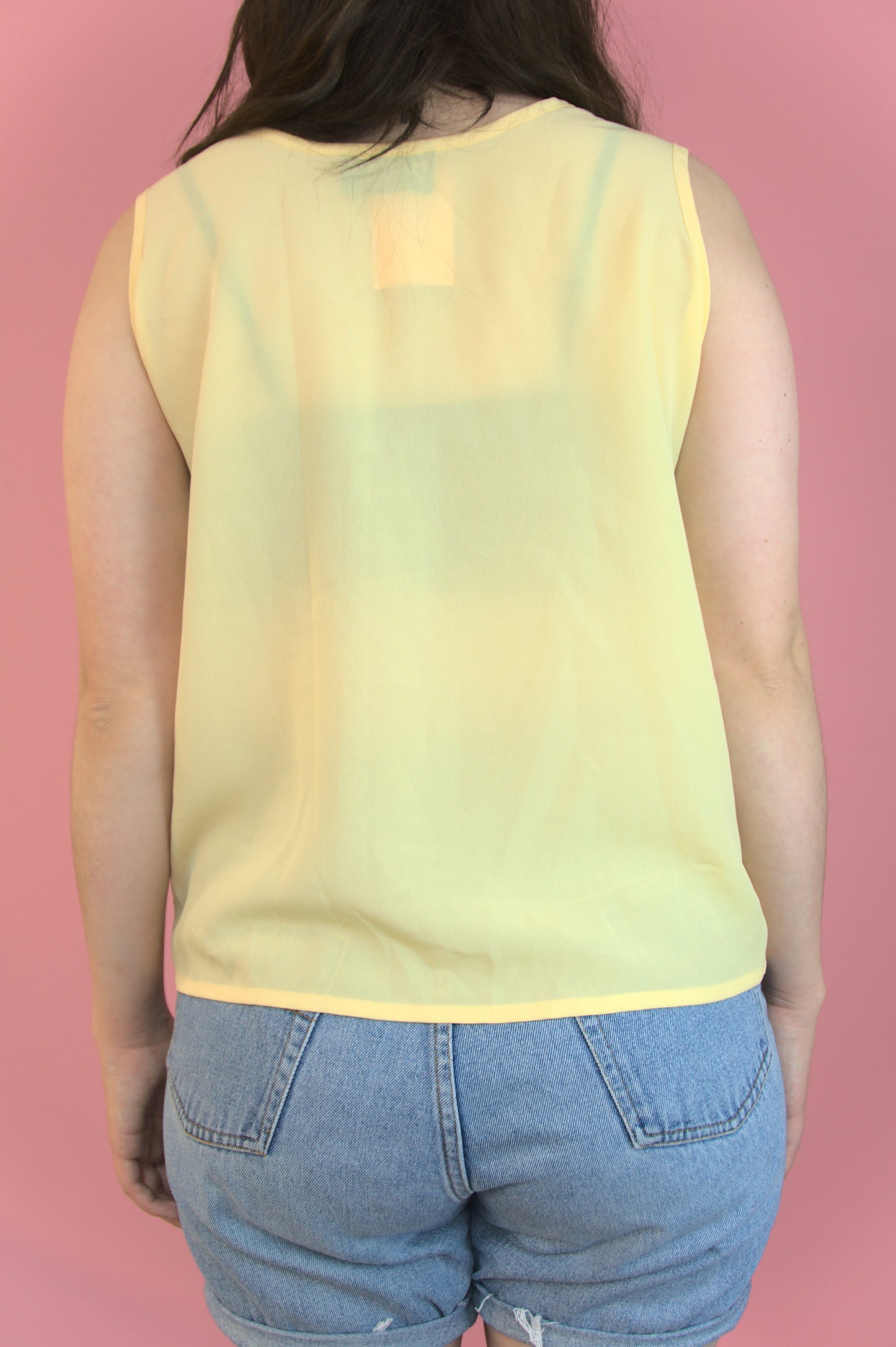 Cami légère jaune