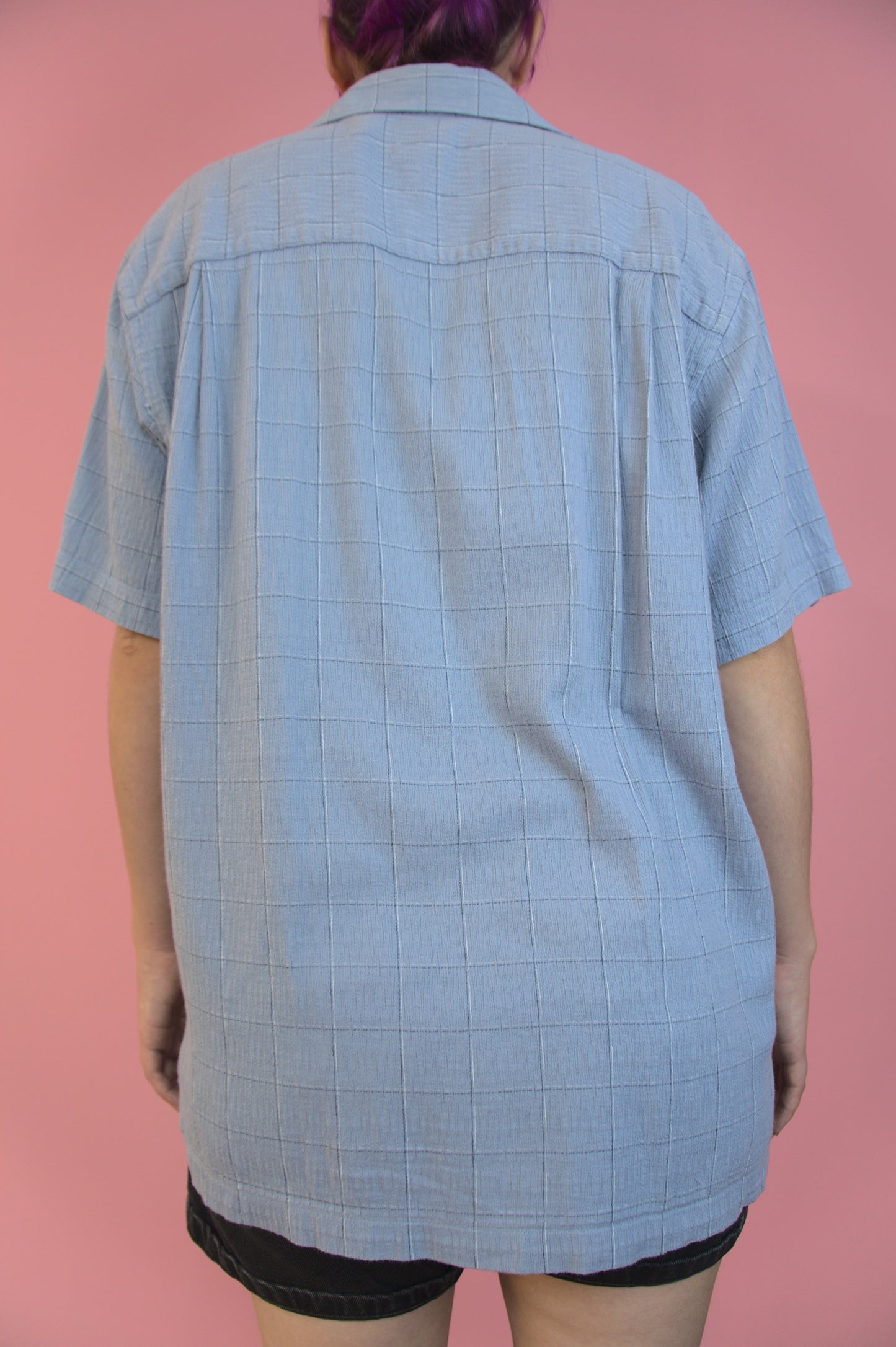 Chemise bleu pique-nique