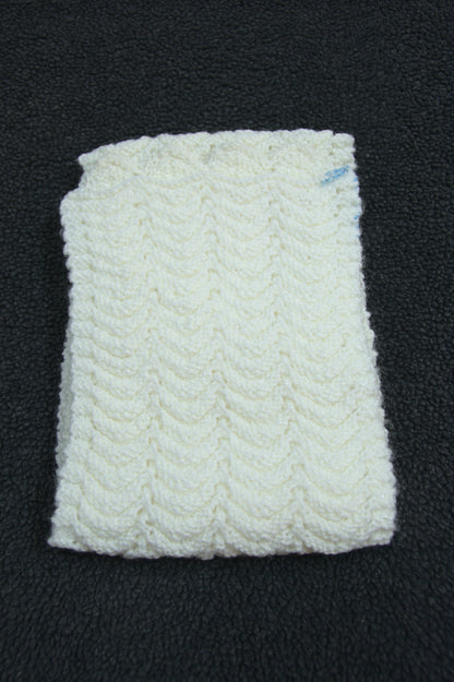 Foulard blanc neige